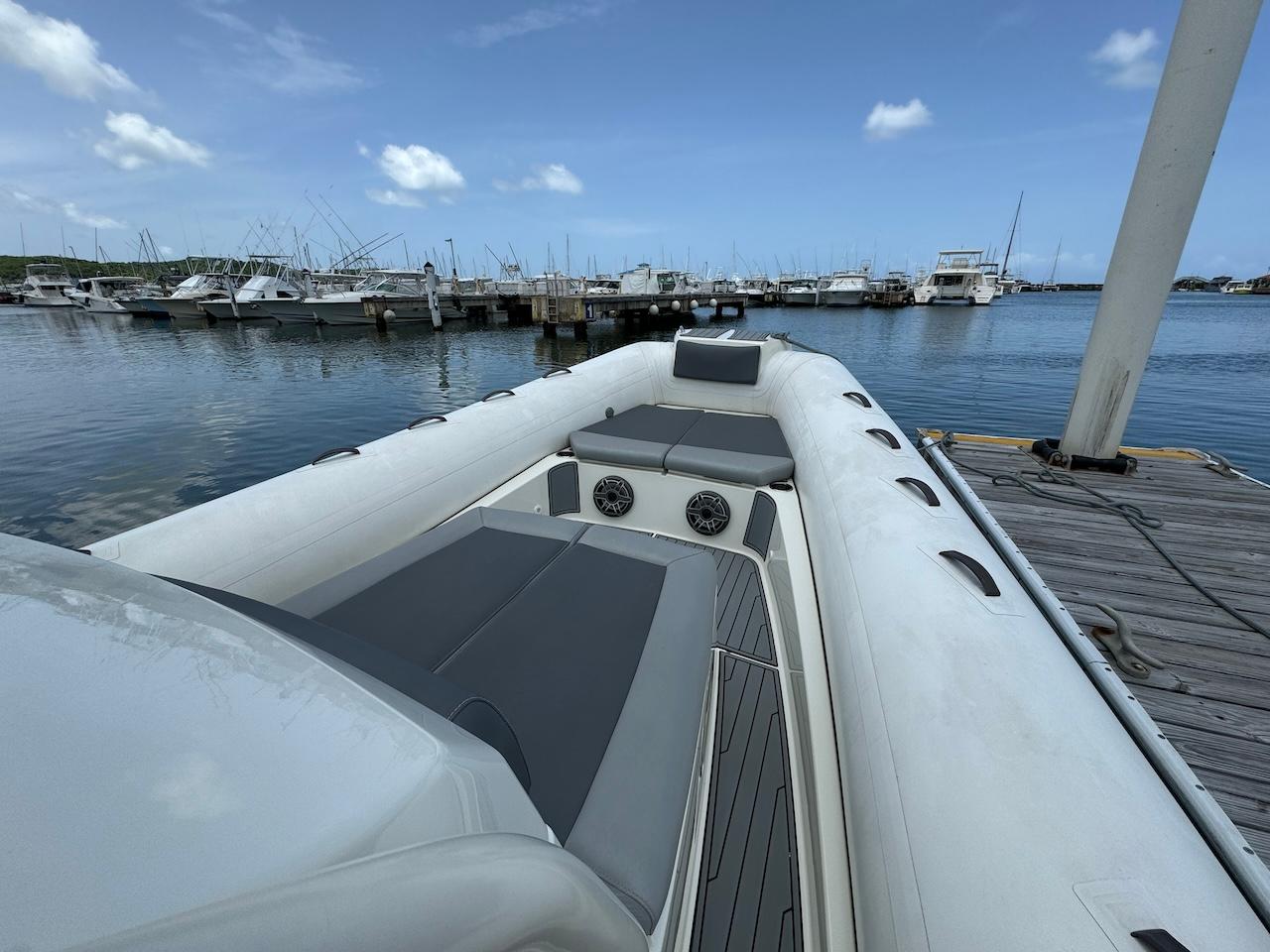 Brig-Eagle 10 2022 -FL-US-2022 Brig Eagle 10 boat docked at a marina with other boats in the background.-9423654 | Thumbnail