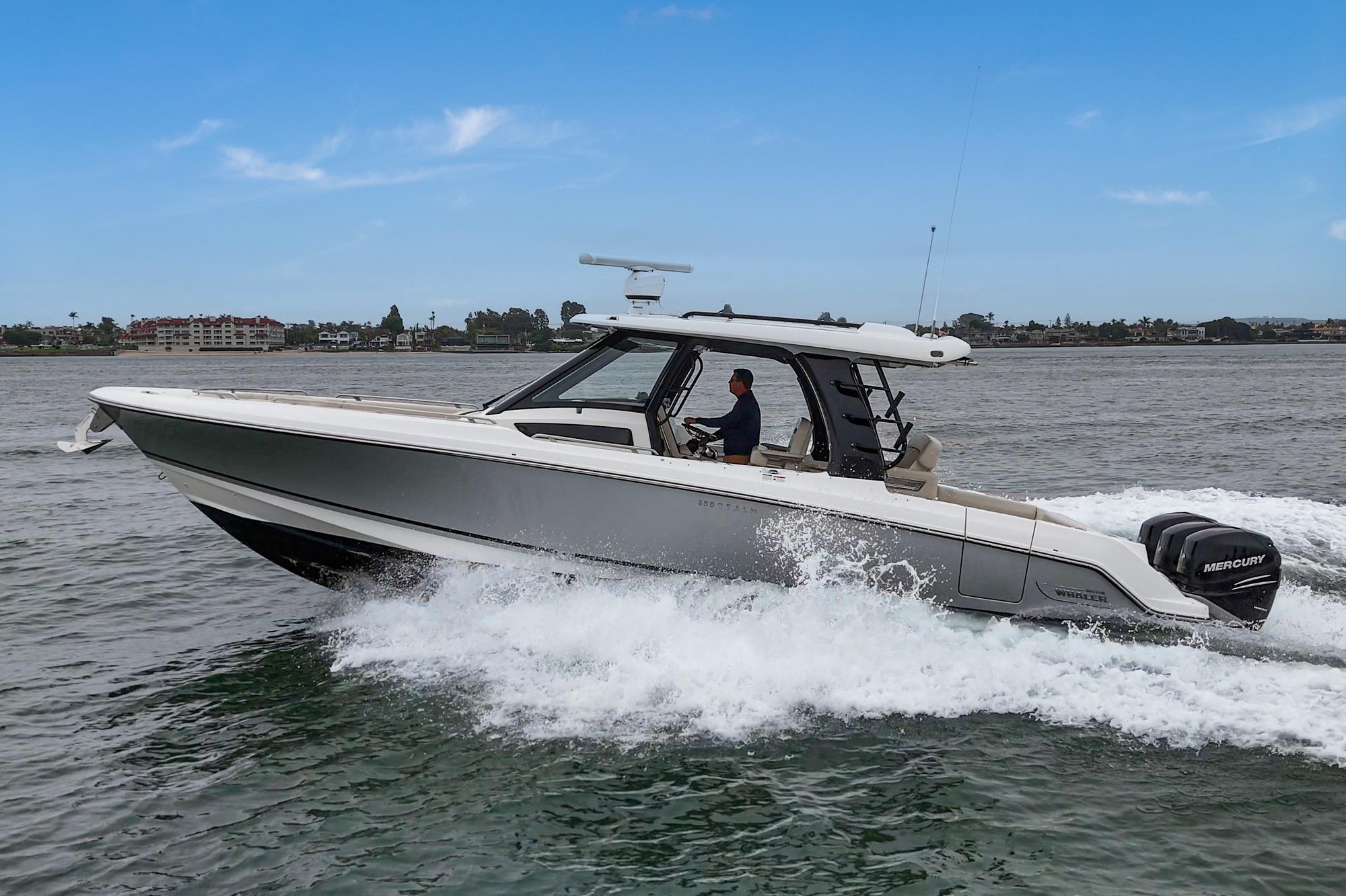 2022 Boston Whaler 350 Realm #TBRM0463G inventory image at Sun Country Marine Group, San Diego Harbor Island