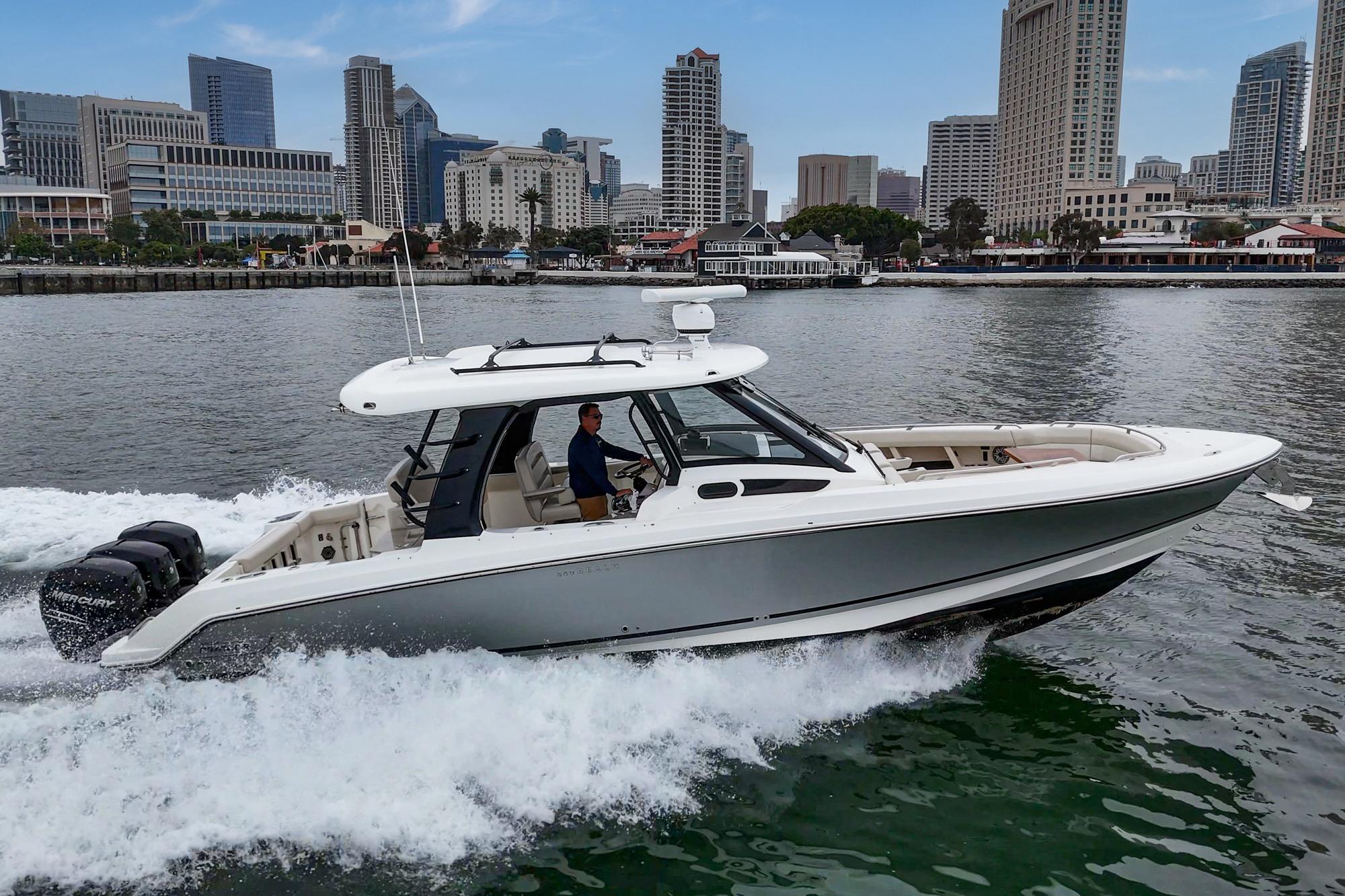2022 Boston Whaler 350 Realm #TBRM0463G inventory image at Sun Country Marine Group, San Diego Harbor Island