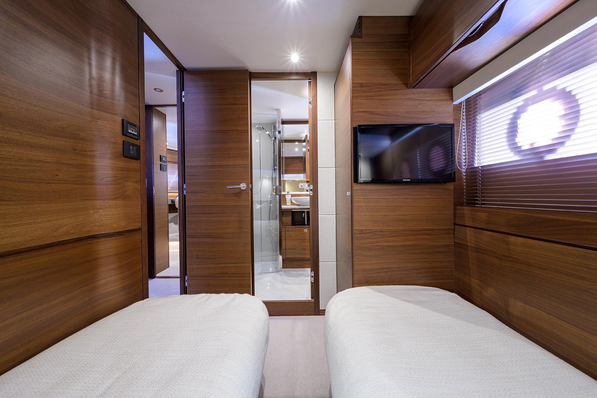 Princess F70 Cosa Bella-Guest Stateroom Side by Side Berths