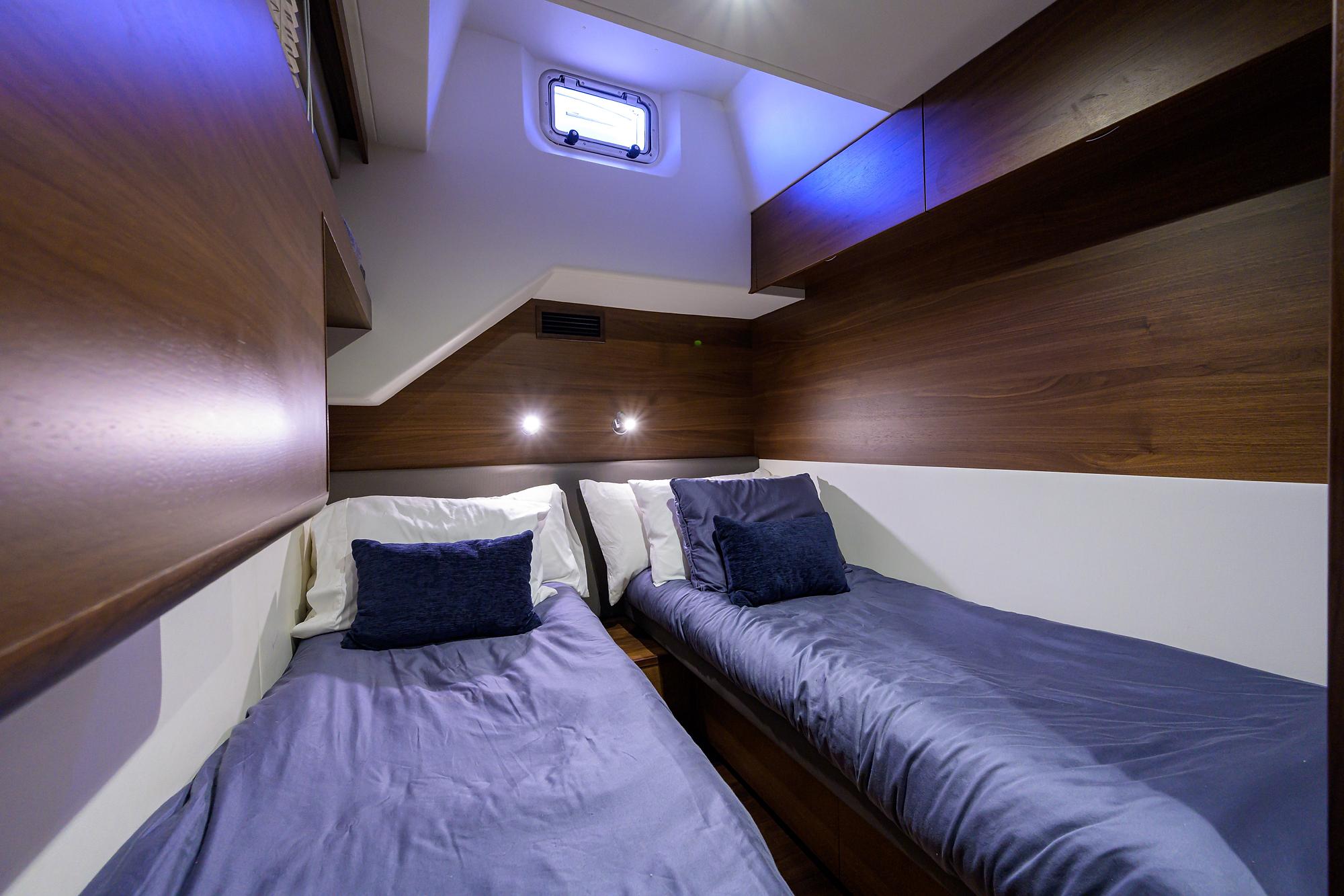 Princess F70 Cosa Bella-Crew Stateroom, Side by Side Berths