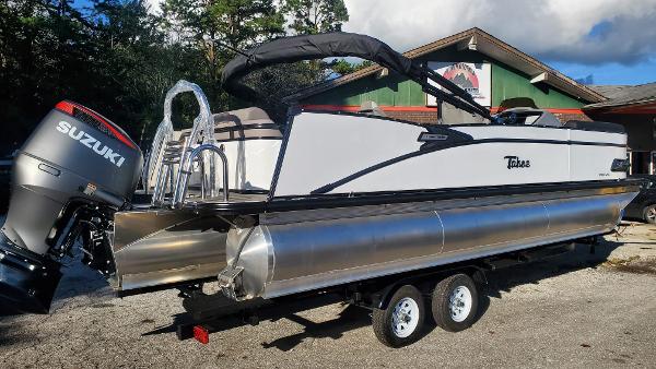 2021 Tahoe Pontoons boat for sale, model of the boat is Cascade 2385 Versatile Rear Lounger & Image # 6 of 14