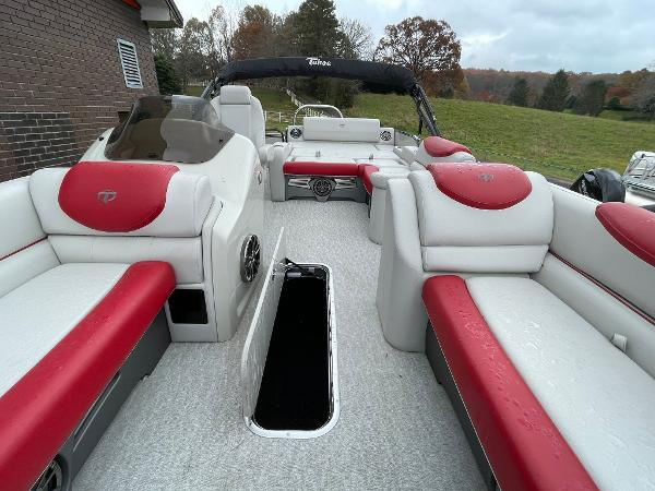 2021 Tahoe Pontoons boat for sale, model of the boat is Cascade 2585 Versitile Rear Lounger & Image # 11 of 22