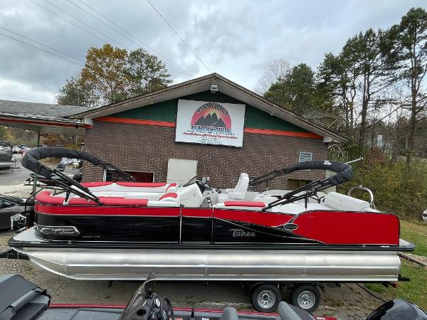 2021 Tahoe Pontoons boat for sale, model of the boat is Cascade 2585 Versitile Rear Lounger & Image # 1 of 22