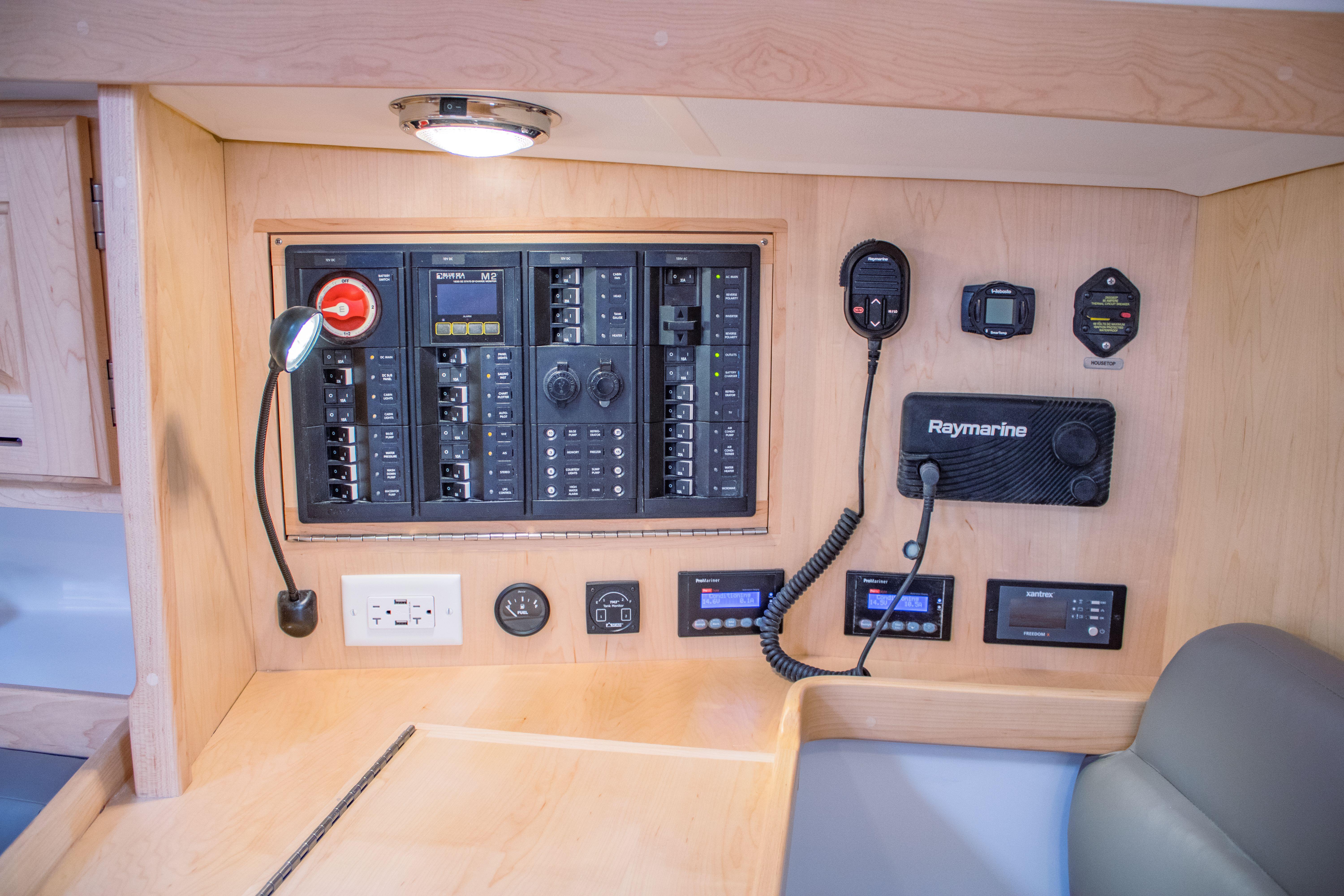 Tartan-365 2023-SEA #5 IN STOCK WA-US-Control panel of 2023 Tartan 365 yacht with navigation and communication equipment.-9568831 | Thumbnail