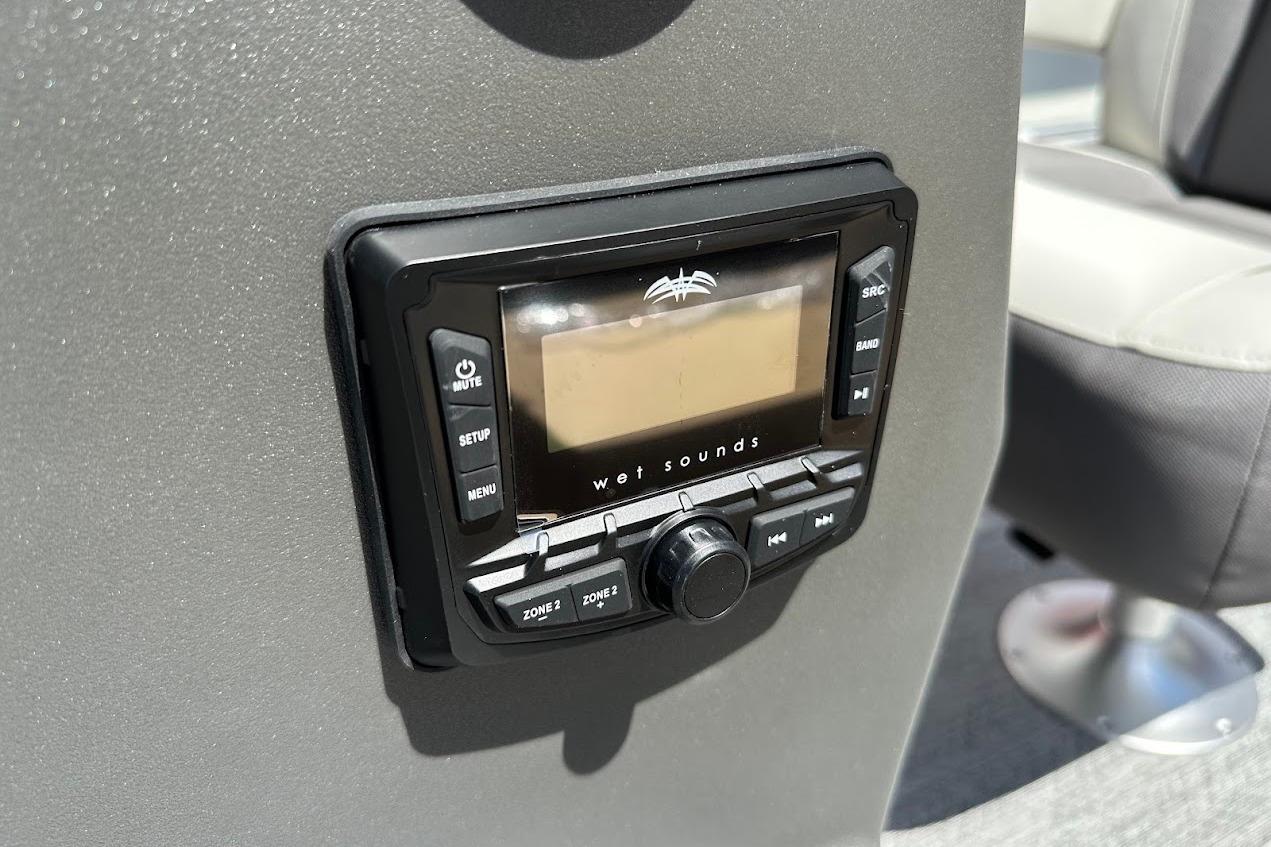 Wet Sounds audio system on 2026 Sun Tracker Bass Buggy 16 XL Select boat.