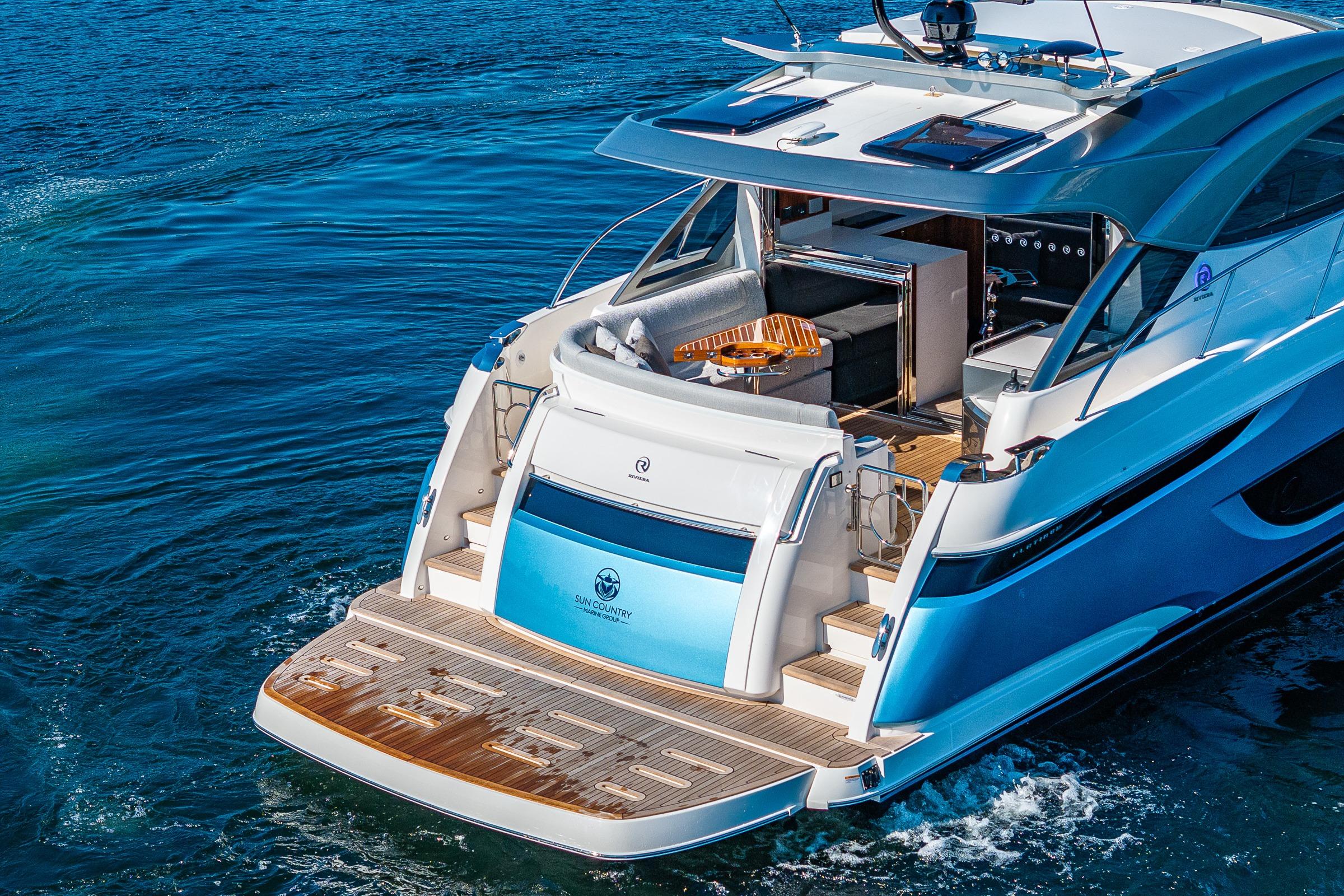 2026 Riviera 4600 Sport Yacht #R075 inventory image at Sun Country Yachts, South Lake Union (Seattle)