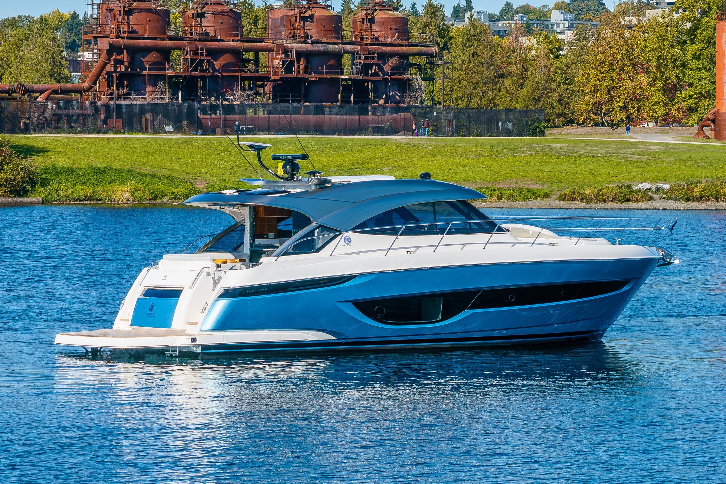 2026 Riviera 4600 Sport Yacht #R075 inventory image at Sun Country Yachts, South Lake Union (Seattle)