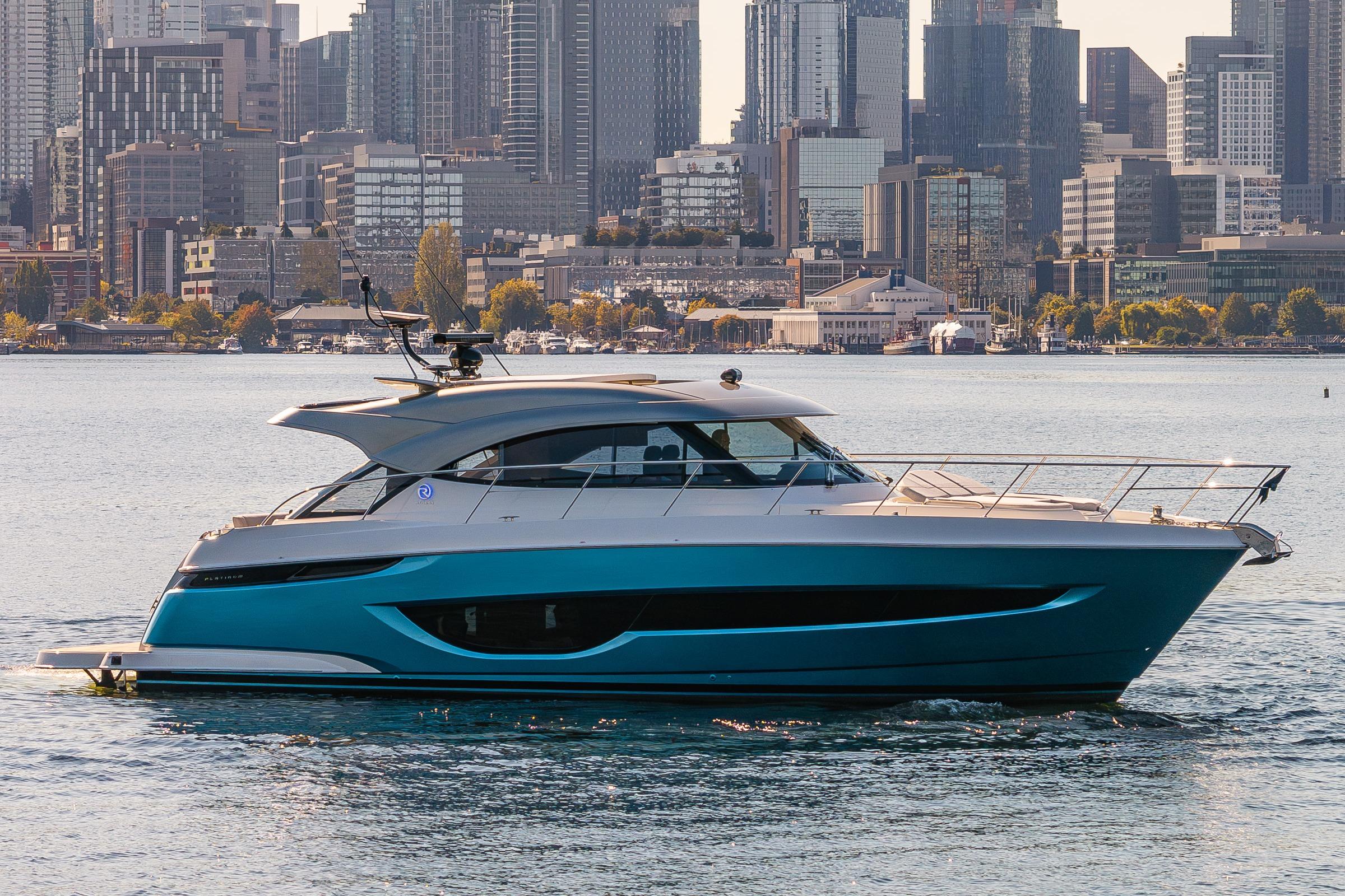 2026 Riviera 4600 Sport Yacht #R075 inventory image at Sun Country Yachts, South Lake Union (Seattle)