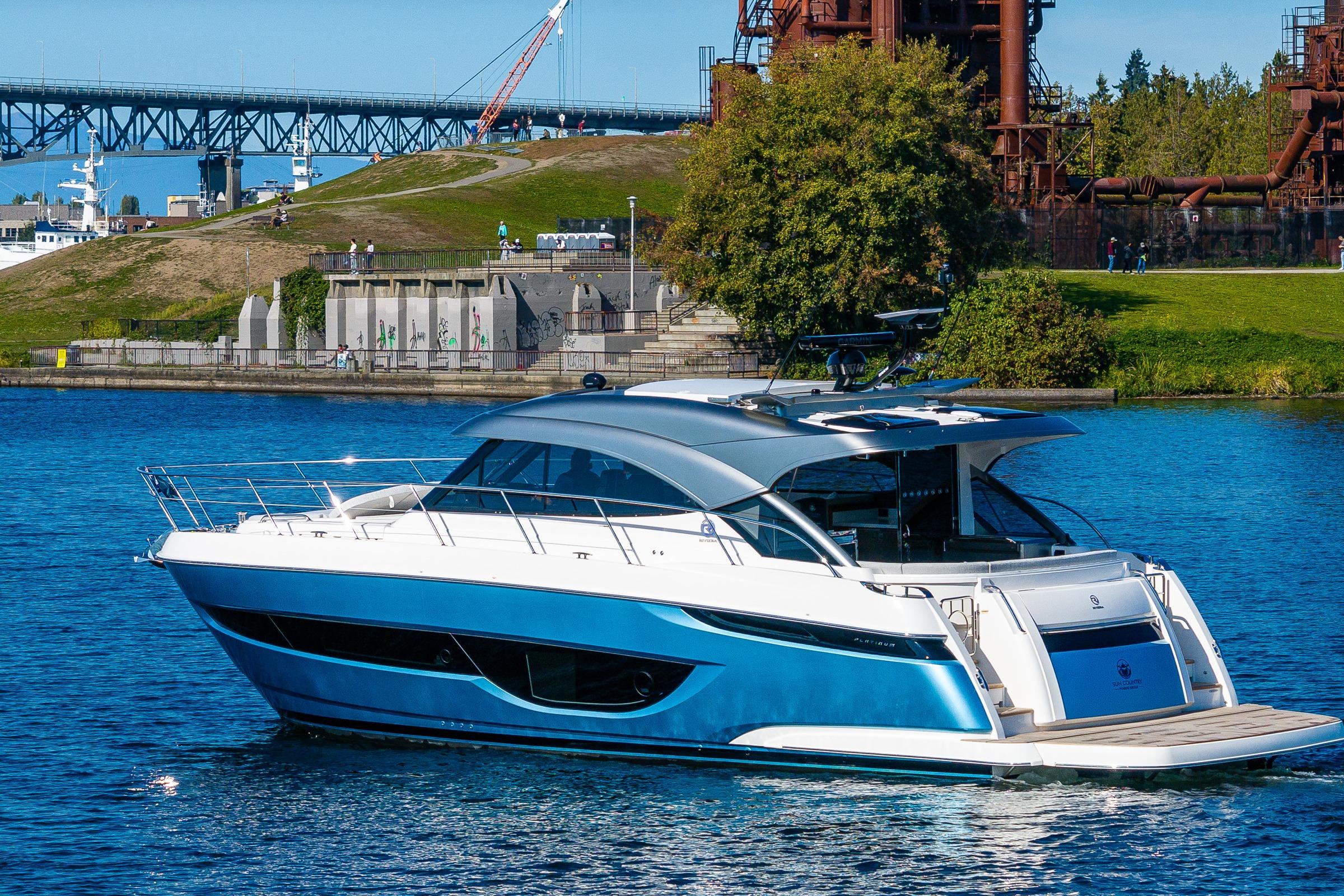 2026 Riviera 4600 Sport Yacht #R075 inventory image at Sun Country Yachts, South Lake Union (Seattle)