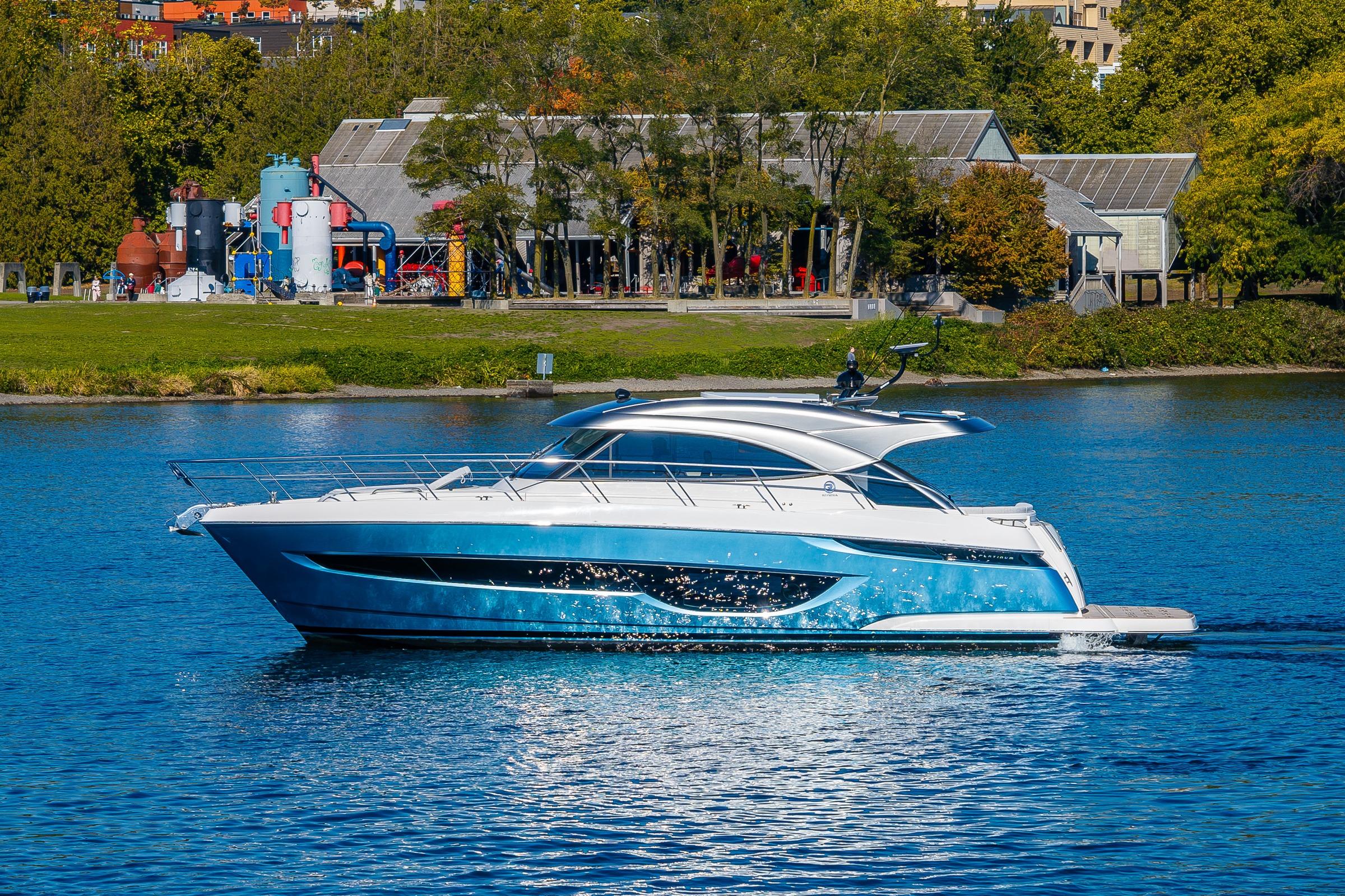2026 Riviera 4600 Sport Yacht #R075 inventory image at Sun Country Yachts, South Lake Union (Seattle)