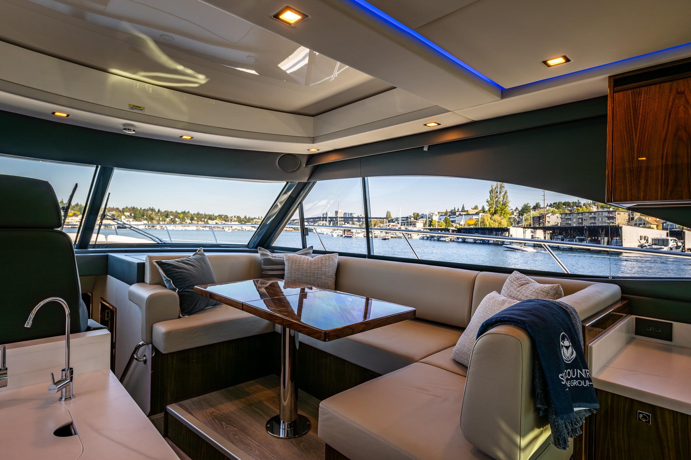 2026 Riviera 4600 Sport Yacht #R075 inventory image at Sun Country Yachts, South Lake Union (Seattle)