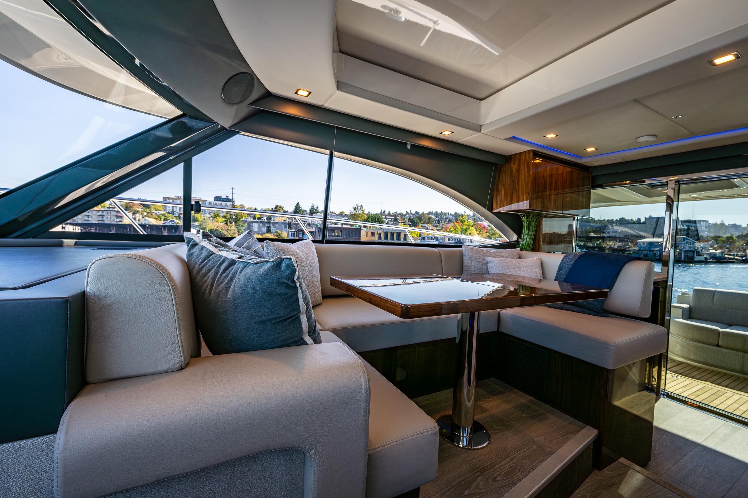 2026 Riviera 4600 Sport Yacht #R075 inventory image at Sun Country Yachts, South Lake Union (Seattle)