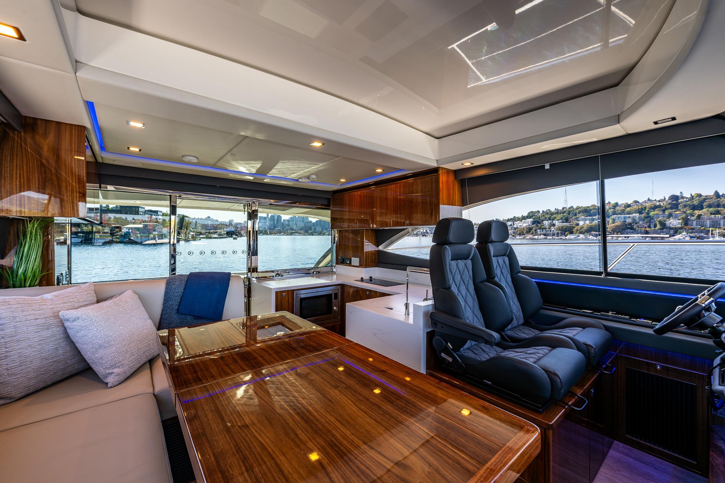 2026 Riviera 4600 Sport Yacht #R075 inventory image at Sun Country Yachts, South Lake Union (Seattle)