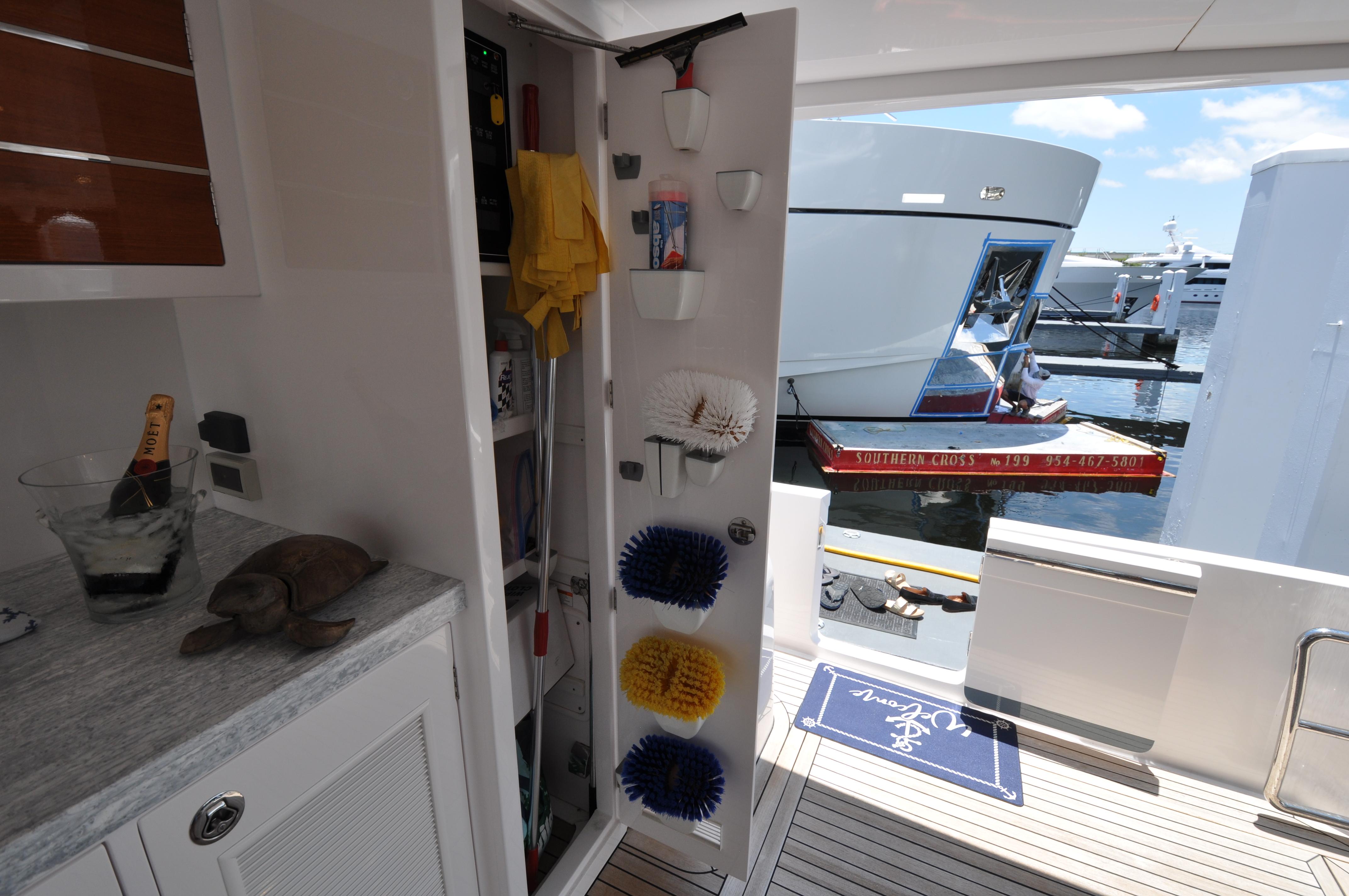 Castina Yacht Photos Pics Horizon 65PC - Castina - Cockpit - Locker