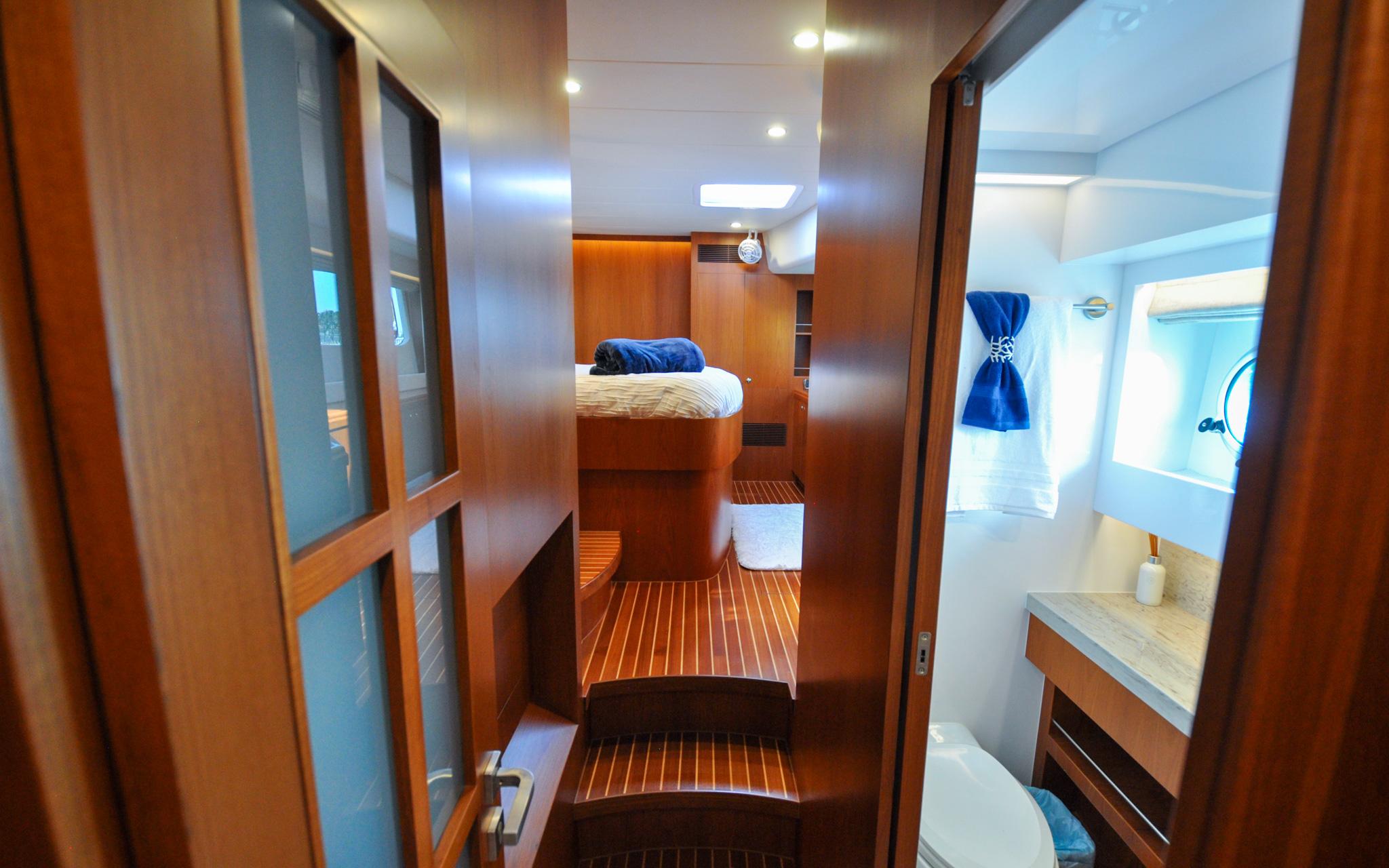 Castina Yacht Photos Pics Horizon 65PC - Castina - Starboard Hull - Forward Guest Cabin