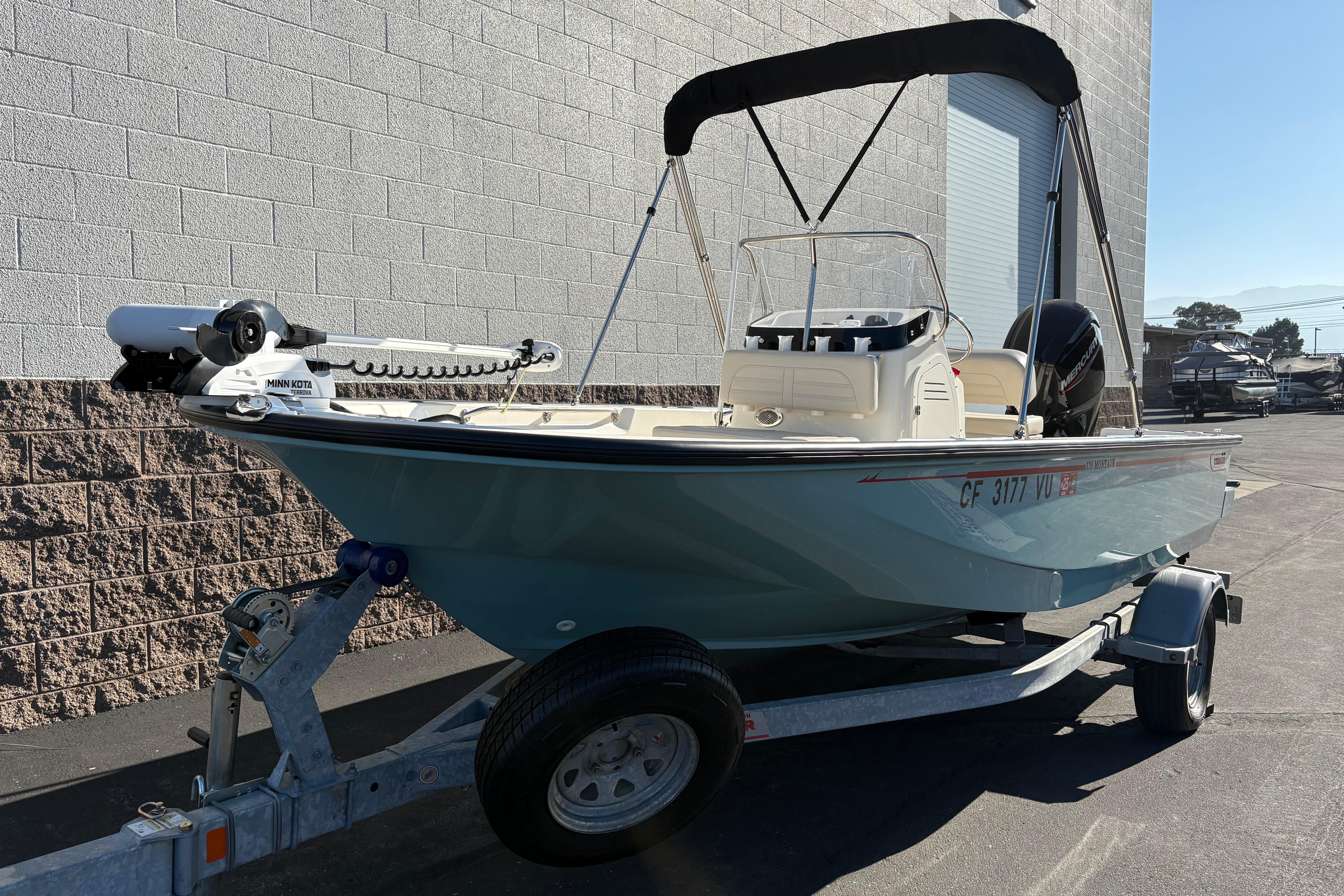 2024 Boston Whaler 170 Montauk #TBMM0394 inventory image at Sun Country Marine Group, San Jose-Campbell