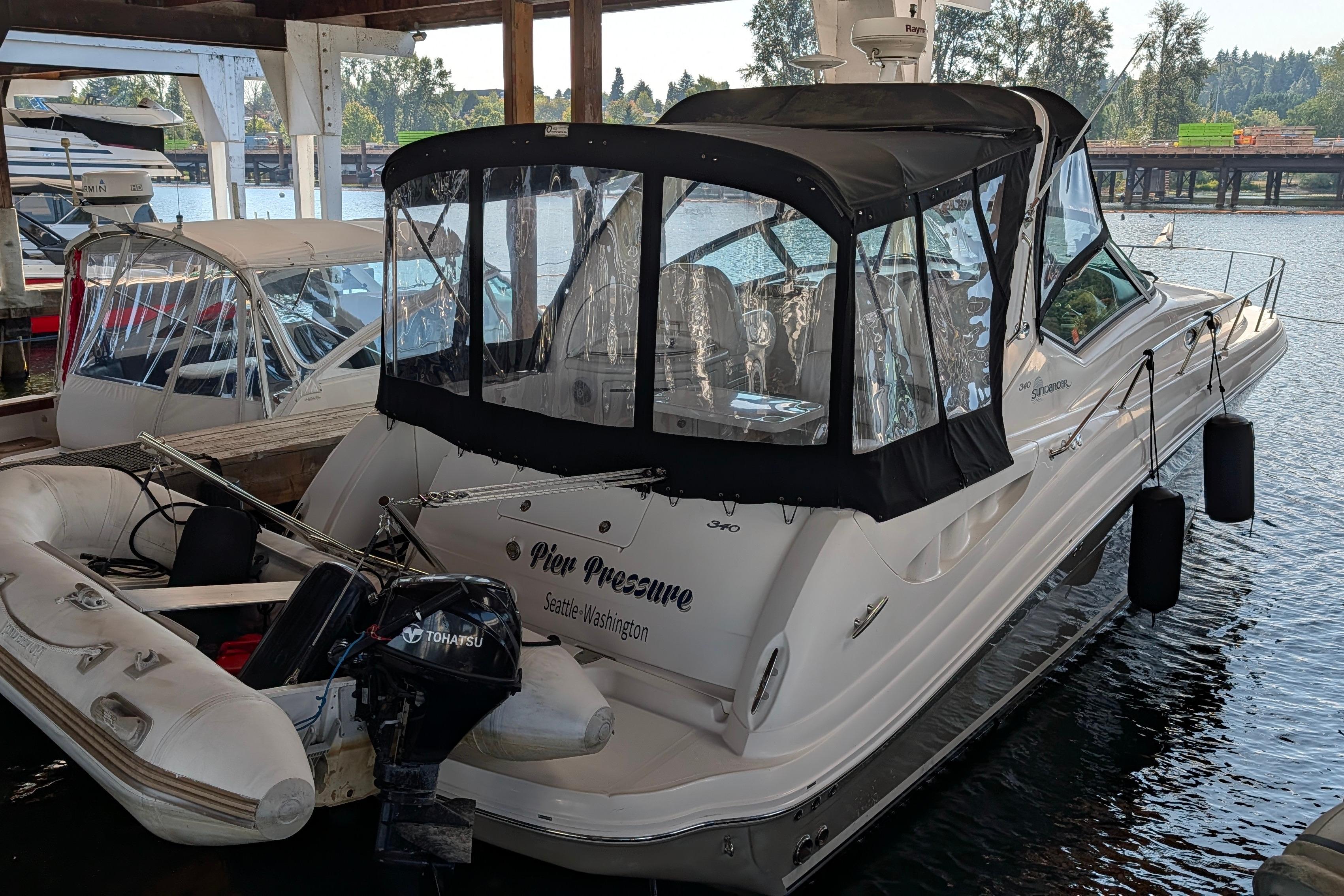 2006 Sea Ray 340 Sundancer #TBBJSR34 inventory image at Sun Country Yachts, South Lake Union (Seattle)