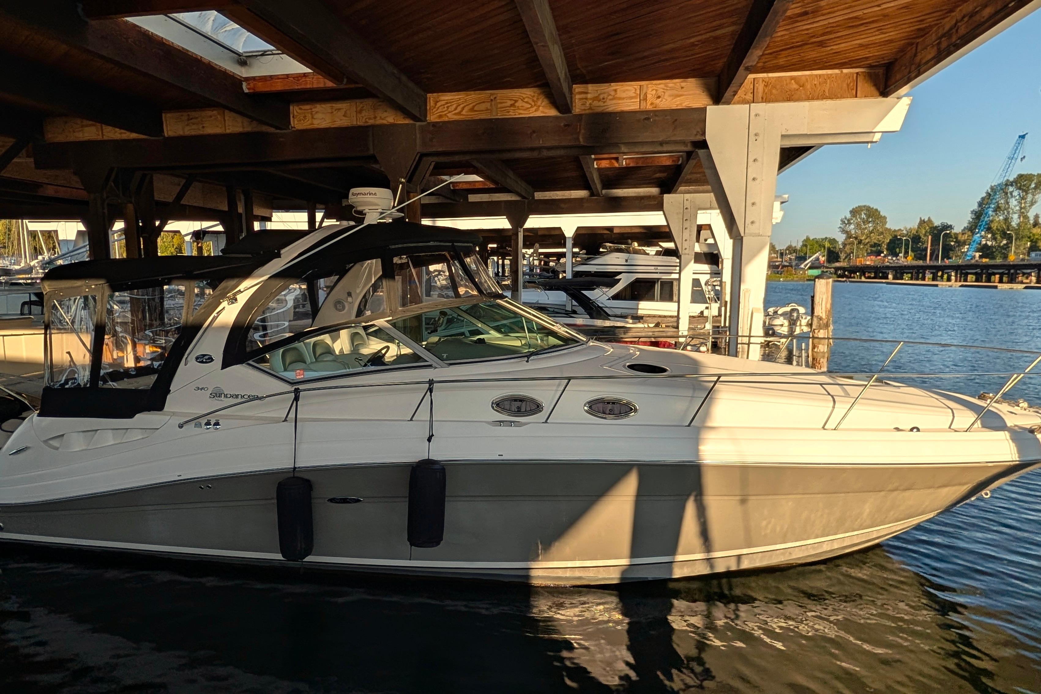 2006 Sea Ray 340 Sundancer #TBBJSR34 inventory image at Sun Country Yachts, South Lake Union (Seattle)