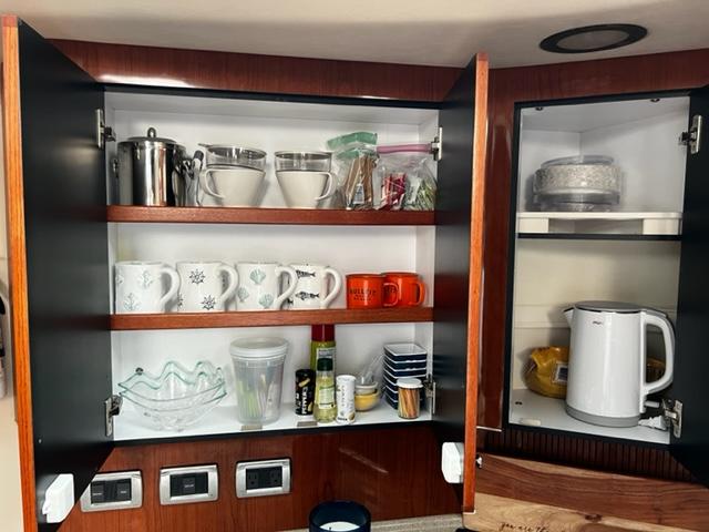 Galley cabinets (VERY ORGANIZED)