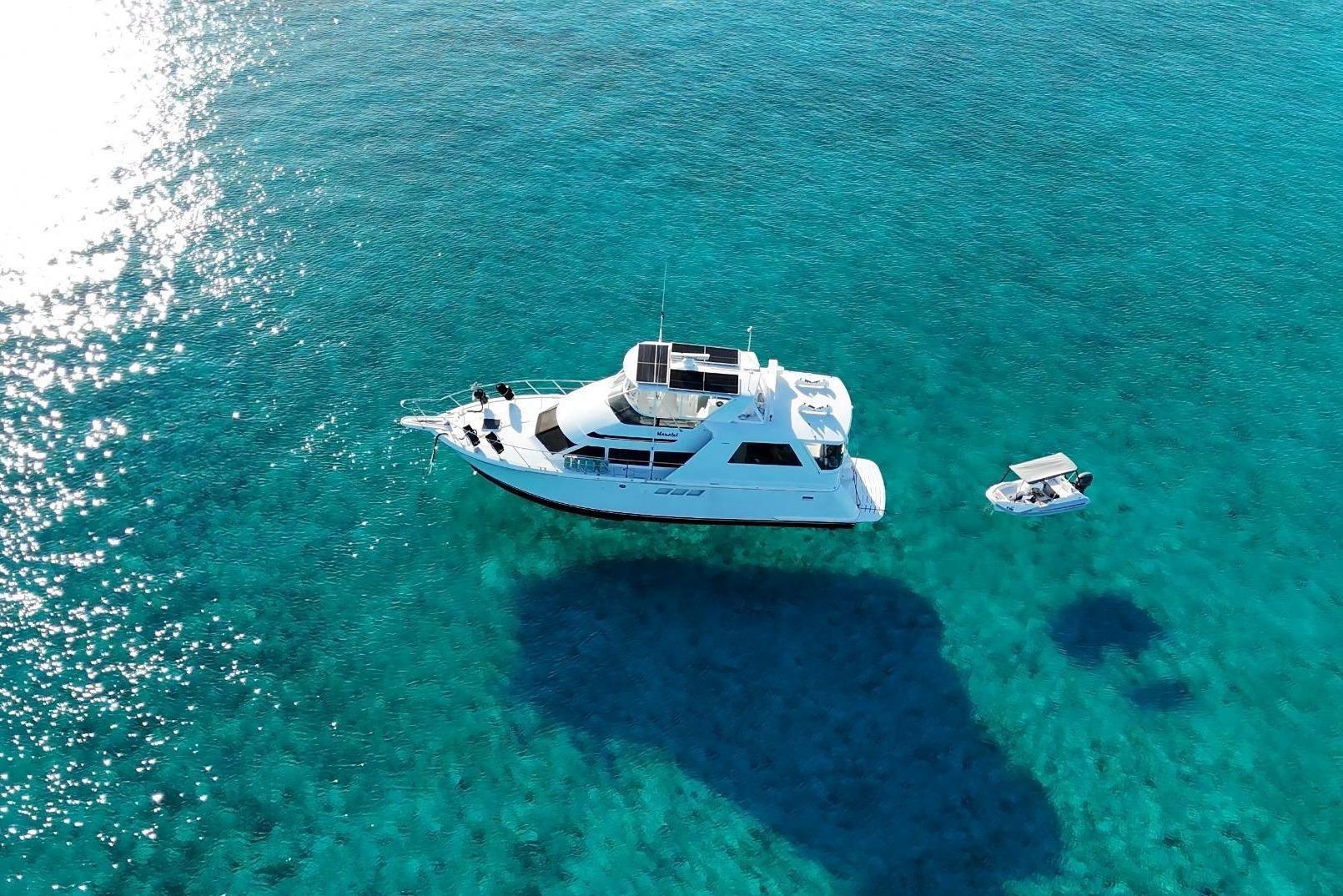 HANALEI 52 Sport Deck Motor Yacht in the BAHAMAS.