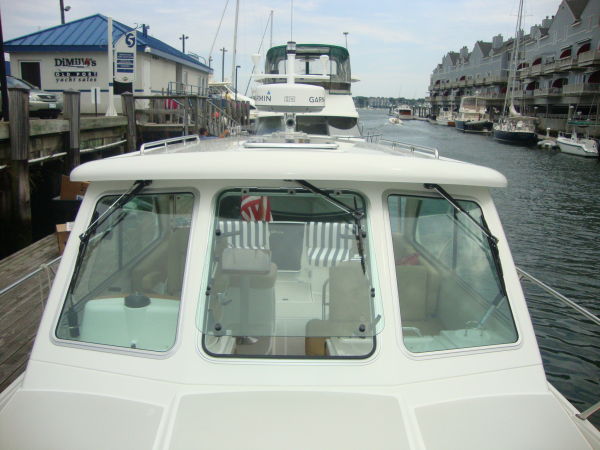 Back Cove 30 - hardtop view