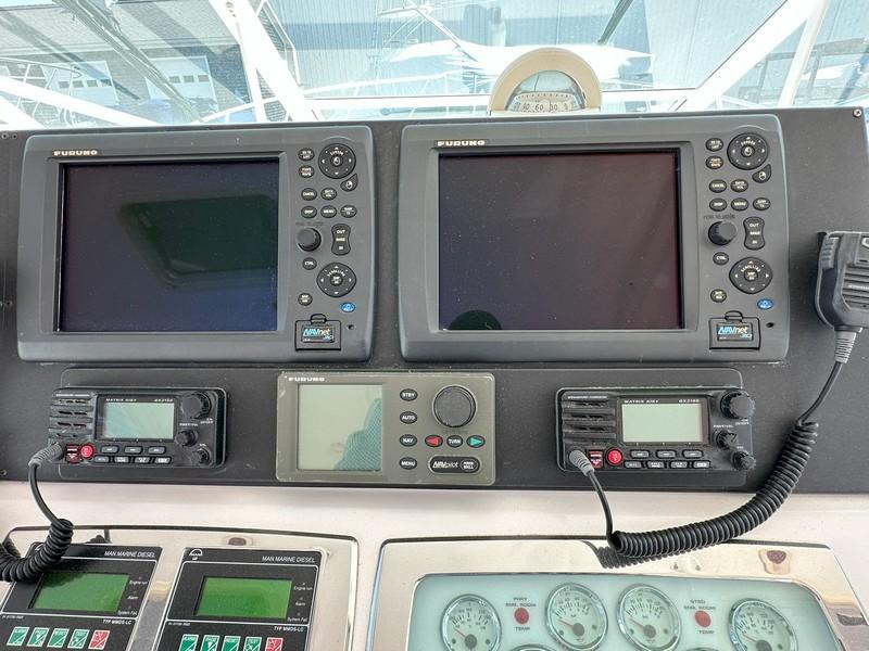 Cabo-Express 2004-TUNA DAZE MA-US-Boat dashboard with Furuno navigation systems and communication devices, Cabo Express 2004 model.-5384122 | Thumbnail