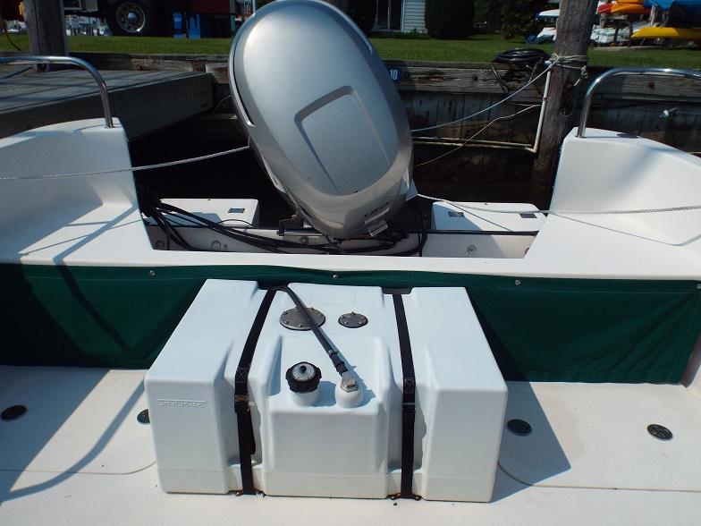 engine and 22 gallon extra fuel tank