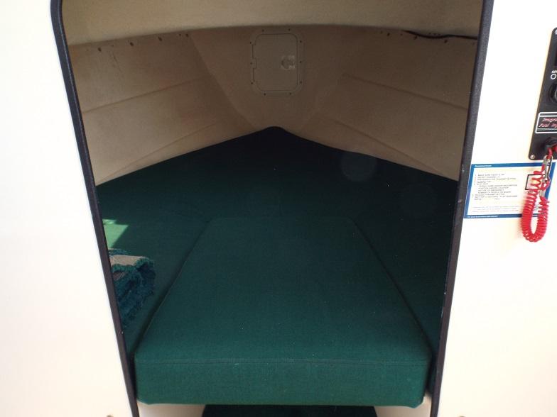 V-berth with filler