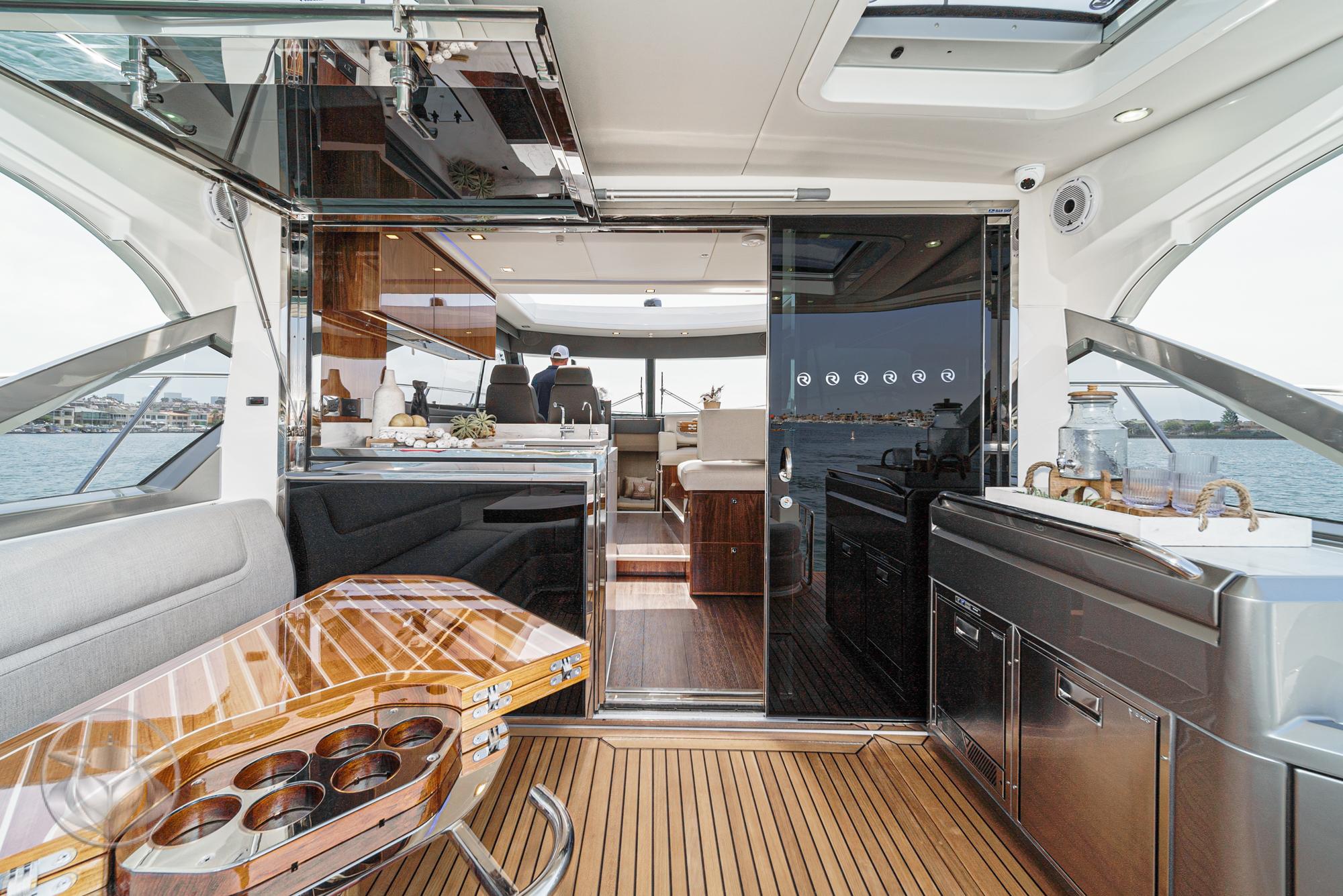 2025 Riviera 4600 Sport Yacht #R056-25 inventory image at Sun Country Marine Group, Newport Beach 2025 Riviera 4600 Sport Yacht #R056-25 inventory image at Sun Country Marine Group, Newport Beach