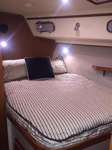 Master Bunk...storage beneath and can exit both sides