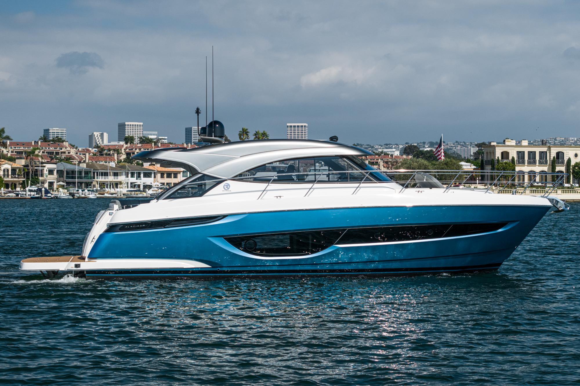 2024 Riviera 4600 Sport Yacht #R034 inventory image at Sun Country Marine Group, Newport Beach 2024 Riviera 4600 Sport Yacht #R034 inventory image at Sun Country Marine Group, Newport Beach