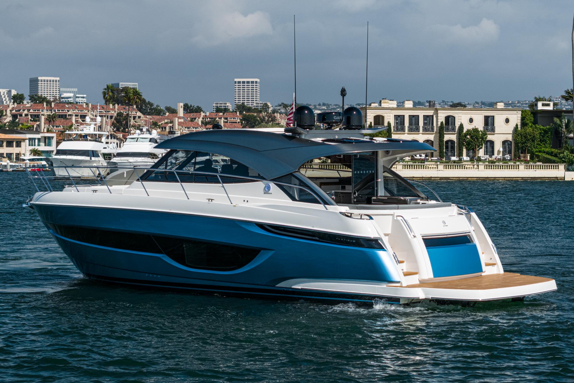 2024 Riviera 4600 Sport Yacht #R034 inventory image at Sun Country Marine Group, Newport Beach 2024 Riviera 4600 Sport Yacht #R034 inventory image at Sun Country Marine Group, Newport Beach