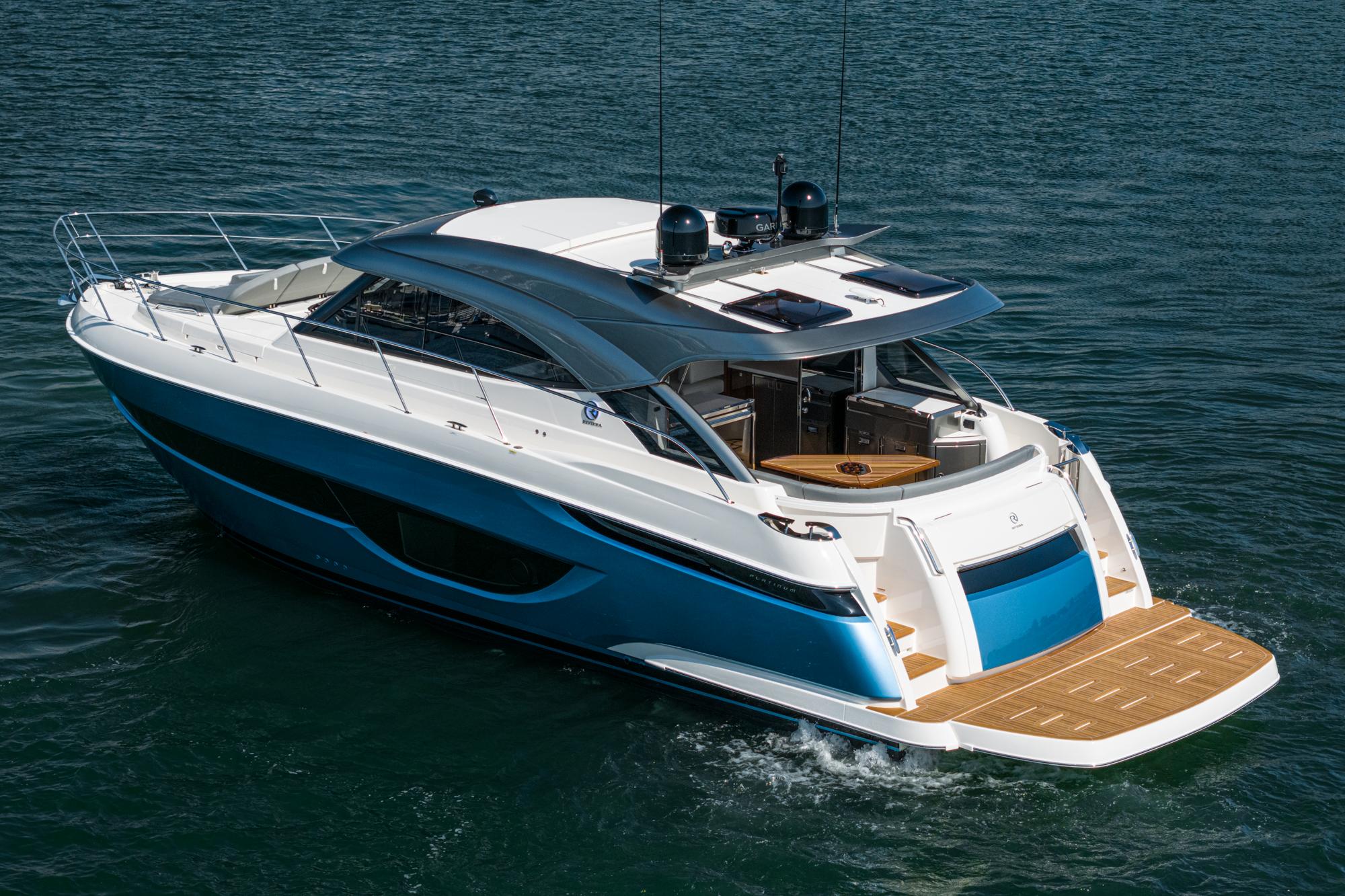 2024 Riviera 4600 Sport Yacht #R034 inventory image at Sun Country Marine Group, Newport Beach 2024 Riviera 4600 Sport Yacht #R034 inventory image at Sun Country Marine Group, Newport Beach