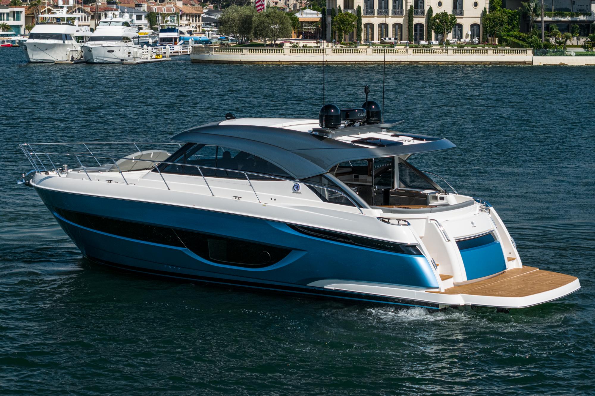 2024 Riviera 4600 Sport Yacht #R034 inventory image at Sun Country Marine Group, Newport Beach 2024 Riviera 4600 Sport Yacht #R034 inventory image at Sun Country Marine Group, Newport Beach