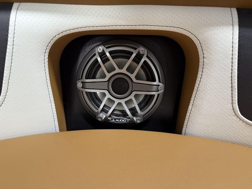 Speaker detail in 2025 Premier 230 Solaris RL boat interior.