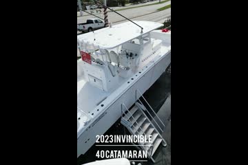 Invincible 40 Catamaran video