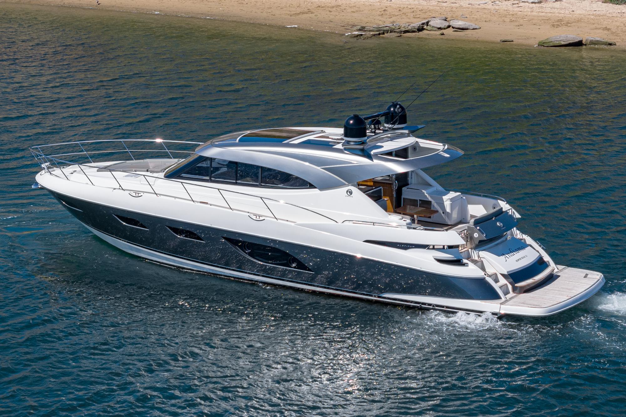 2020 Riviera 6000 Sport Yacht #TBJR090LLC inventory image at Sun Country Marine Group, Newport Marina 2020 Riviera 6000 Sport Yacht #TBJR090LLC inventory image at Sun Country Marine Group, Newport Marina