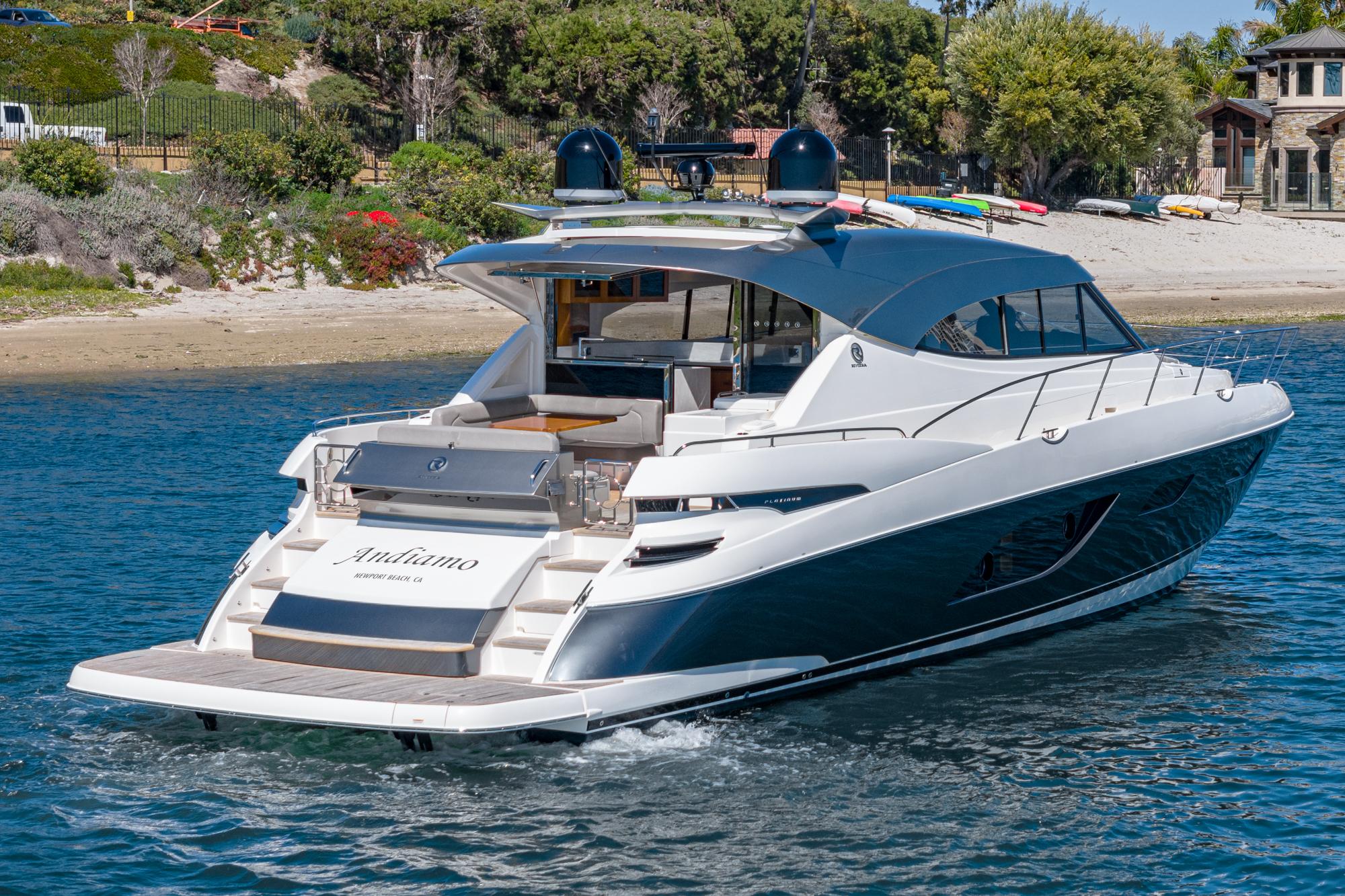2020 Riviera 6000 Sport Yacht #TBJR090LLC inventory image at Sun Country Marine Group, Newport Marina 2020 Riviera 6000 Sport Yacht #TBJR090LLC inventory image at Sun Country Marine Group, Newport Marina