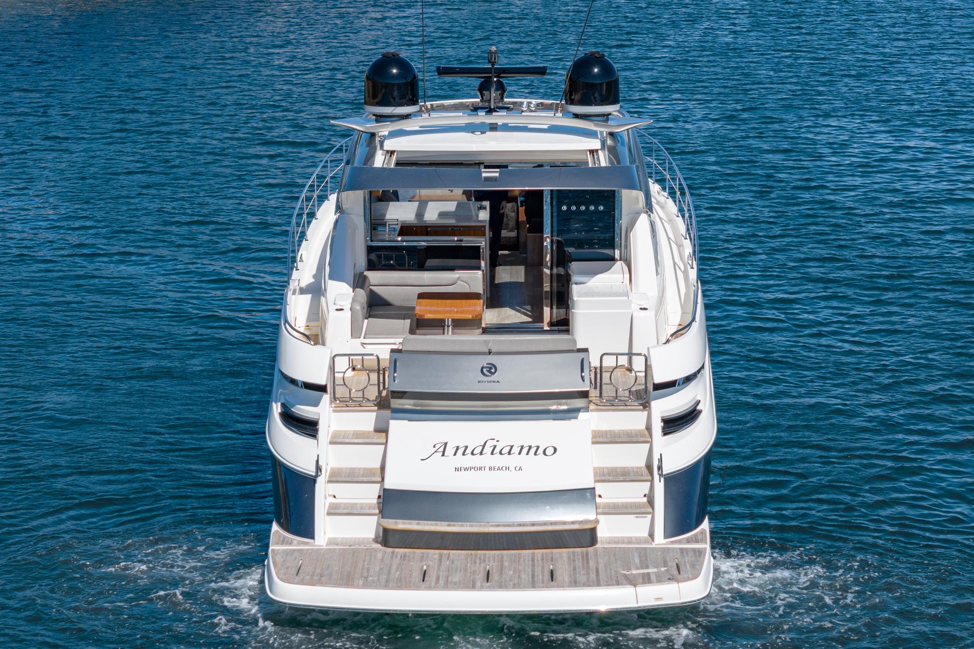 2020 Riviera 6000 Sport Yacht #TBJR090LLC inventory image at Sun Country Marine Group, Newport Marina 2020 Riviera 6000 Sport Yacht #TBJR090LLC inventory image at Sun Country Marine Group, Newport Marina