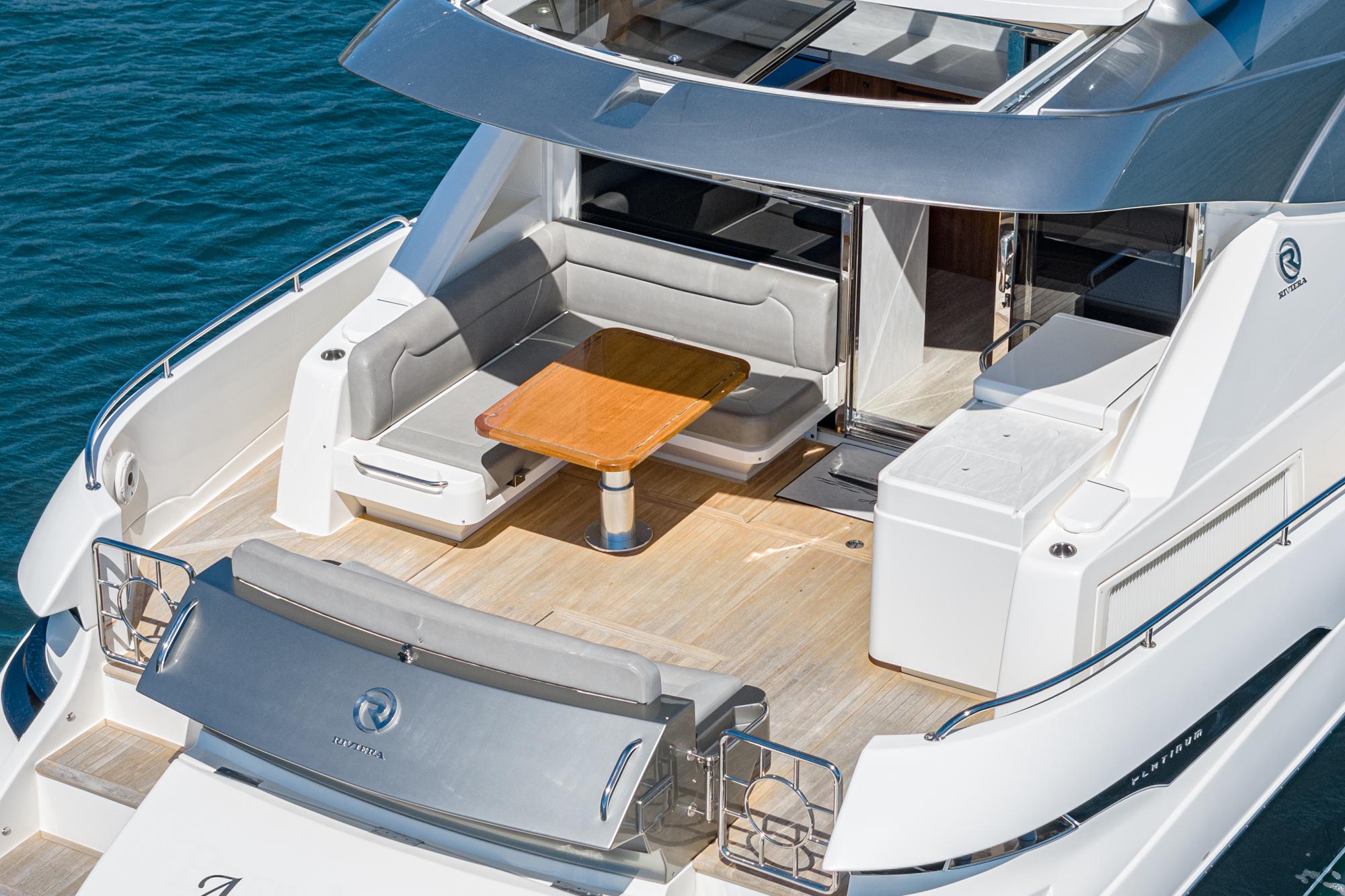 2020 Riviera 6000 Sport Yacht #TBJR090LLC inventory image at Sun Country Marine Group, Newport Marina 2020 Riviera 6000 Sport Yacht #TBJR090LLC inventory image at Sun Country Marine Group, Newport Marina