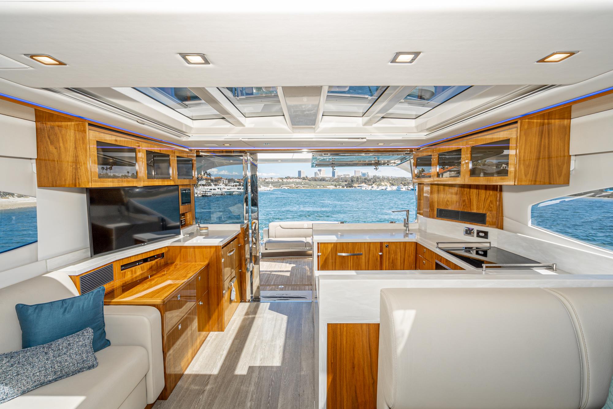 2020 Riviera 6000 Sport Yacht #TBJR090LLC inventory image at Sun Country Marine Group, Newport Marina 2020 Riviera 6000 Sport Yacht #TBJR090LLC inventory image at Sun Country Marine Group, Newport Marina