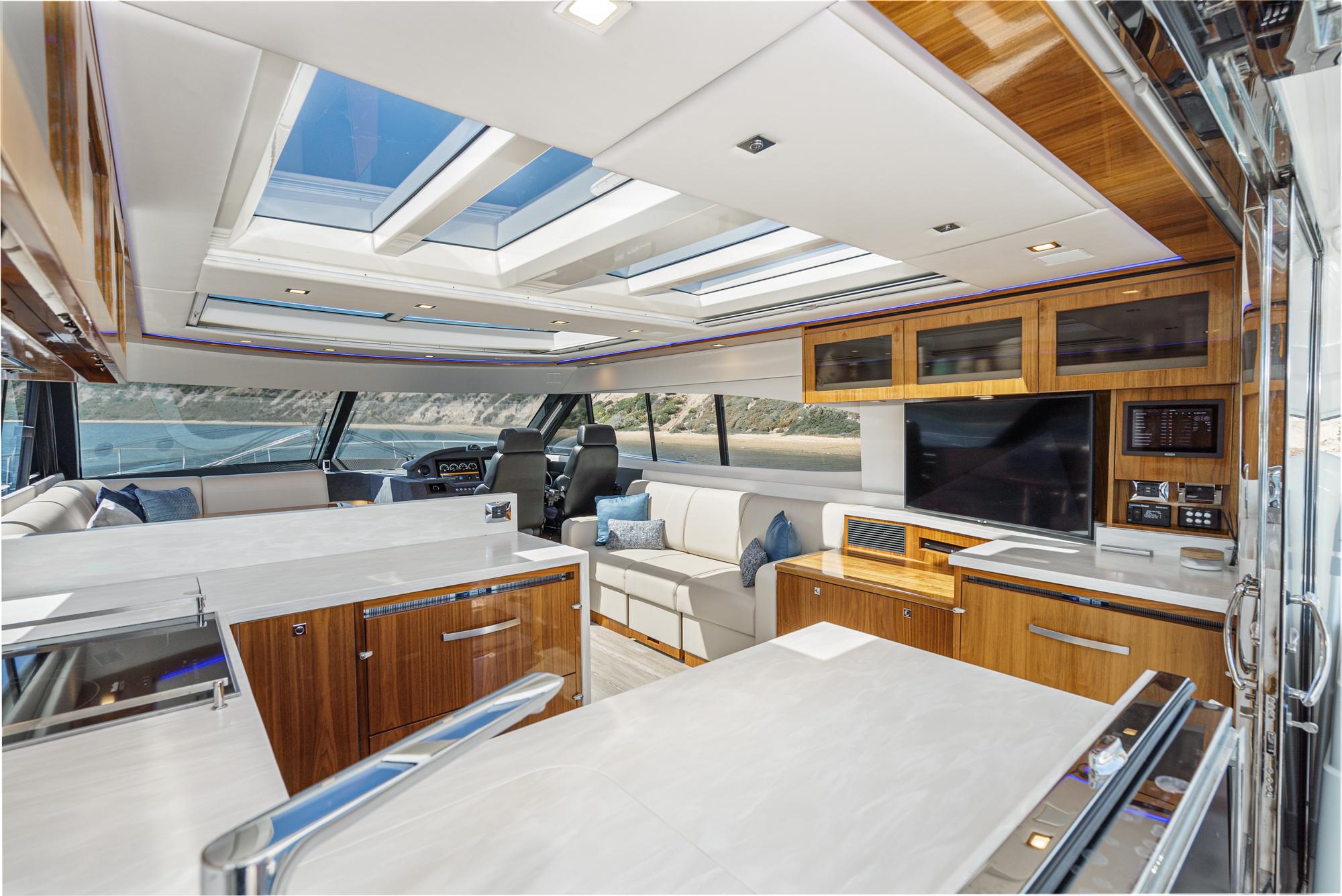 2020 Riviera 6000 Sport Yacht #TBJR090LLC inventory image at Sun Country Marine Group, Newport Marina 2020 Riviera 6000 Sport Yacht #TBJR090LLC inventory image at Sun Country Marine Group, Newport Marina