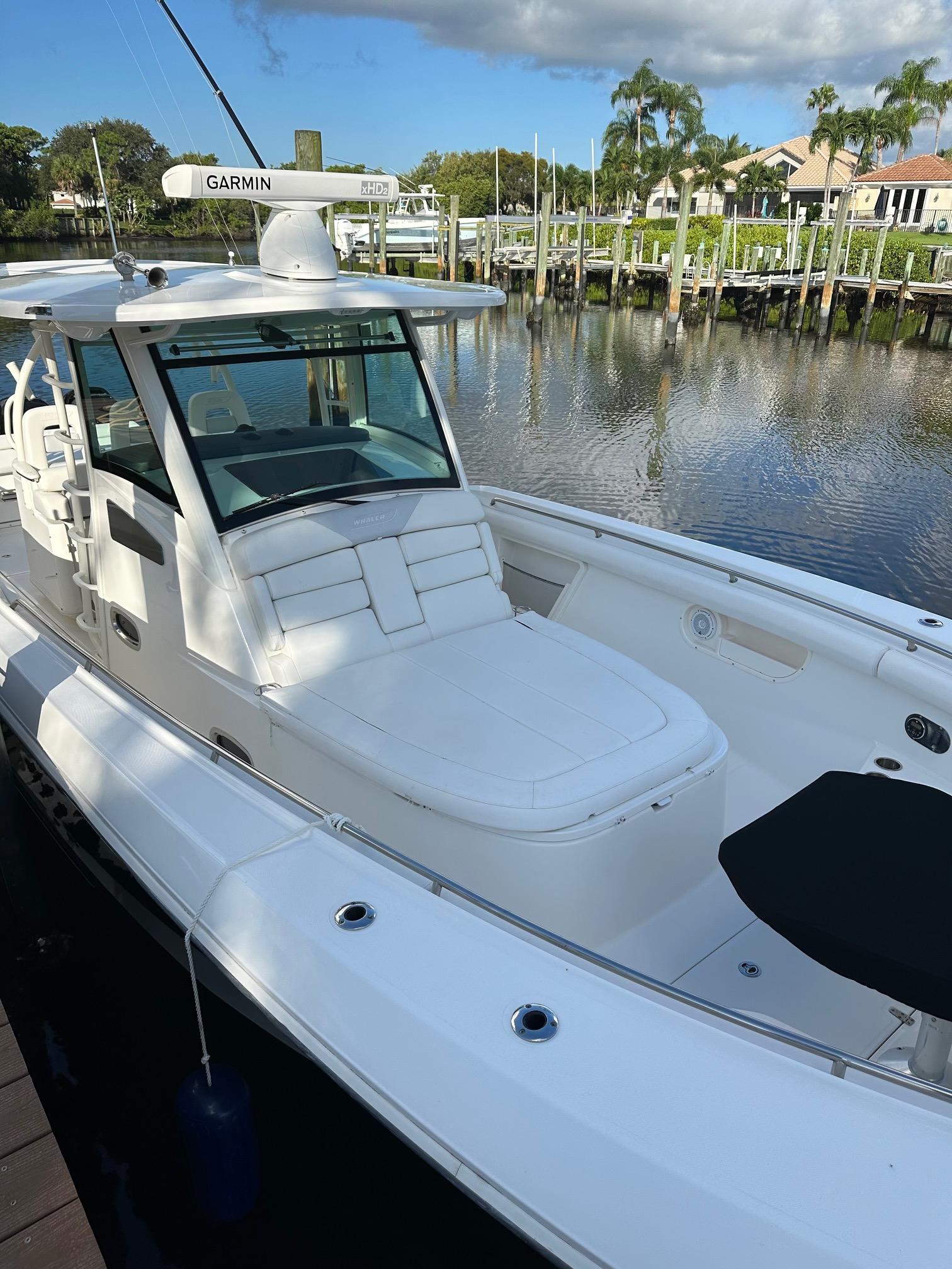 Boston Whaler 37 Outrageous - At Dock