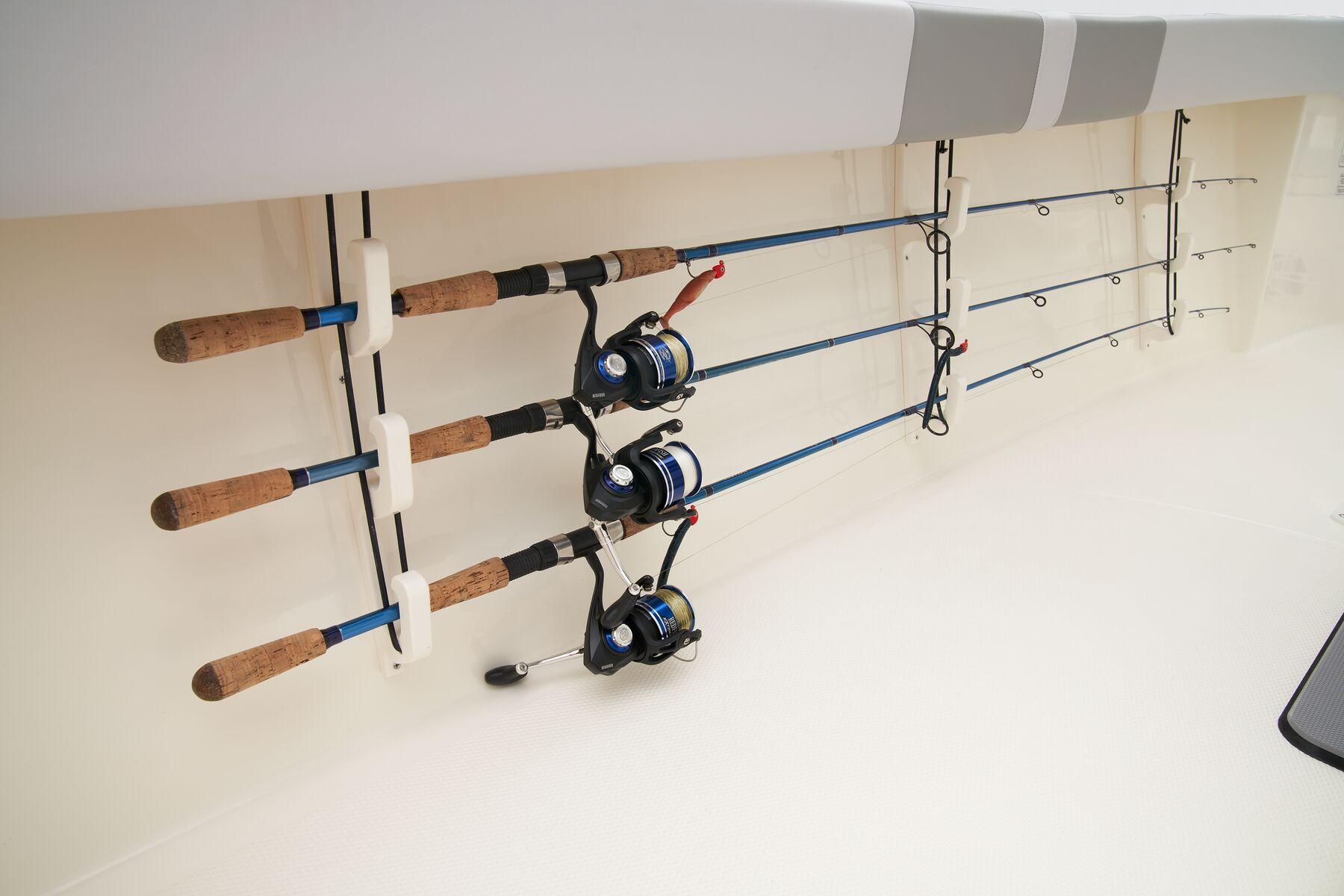 Bass Pro Shops Gunwale Mount Rod Rack - 2 Rod Rack