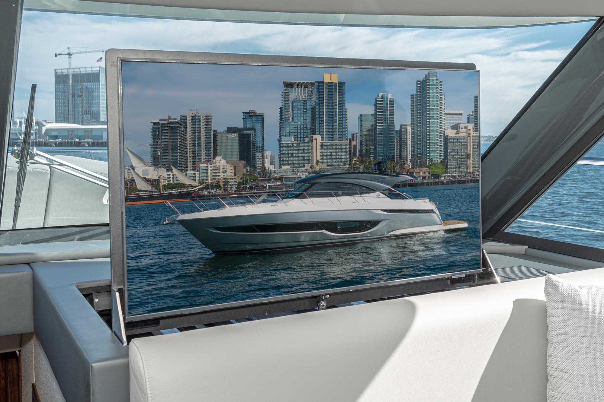 2024 Riviera 4600 Sport Yacht #R030 inventory image at Sun Country Marine Group, San Diego Harbor Island 2024 Riviera 4600 Sport Yacht #R030 inventory image at Sun Country Marine Group, San Diego Harbor Island
