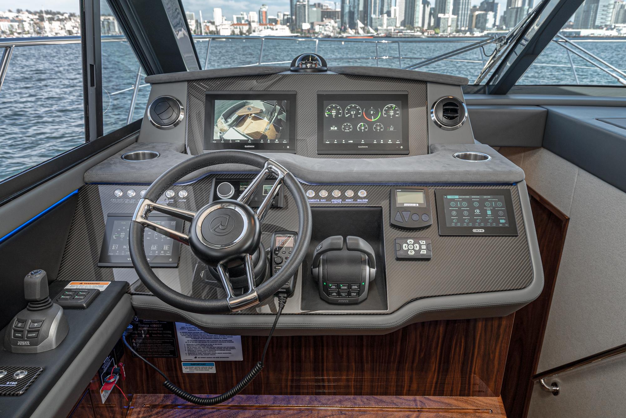 2024 Riviera 4600 Sport Yacht #R030 inventory image at Sun Country Marine Group, San Diego Harbor Island 2024 Riviera 4600 Sport Yacht #R030 inventory image at Sun Country Marine Group, San Diego Harbor Island
