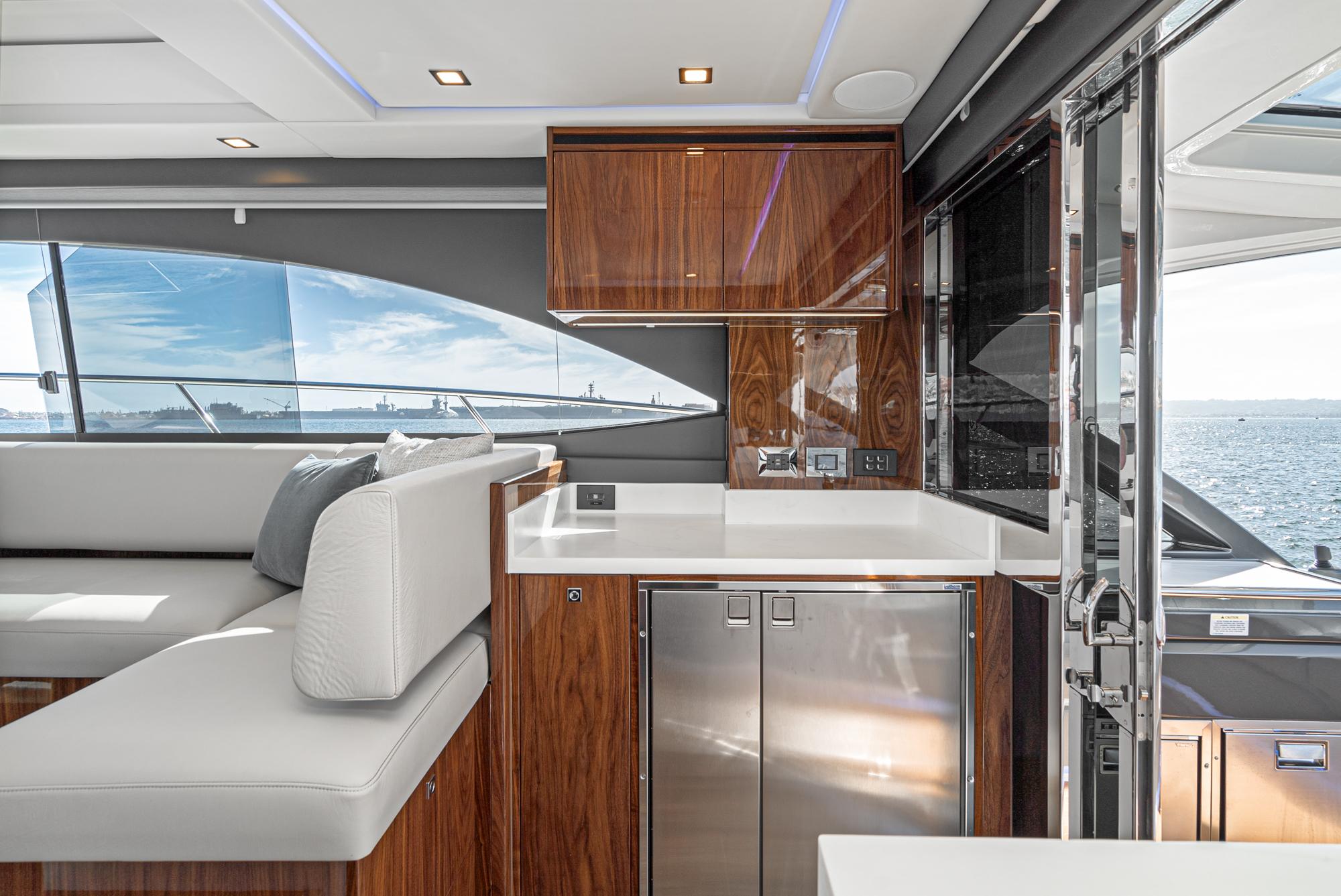 2024 Riviera 4600 Sport Yacht #R030 inventory image at Sun Country Marine Group, San Diego Harbor Island 2024 Riviera 4600 Sport Yacht #R030 inventory image at Sun Country Marine Group, San Diego Harbor Island