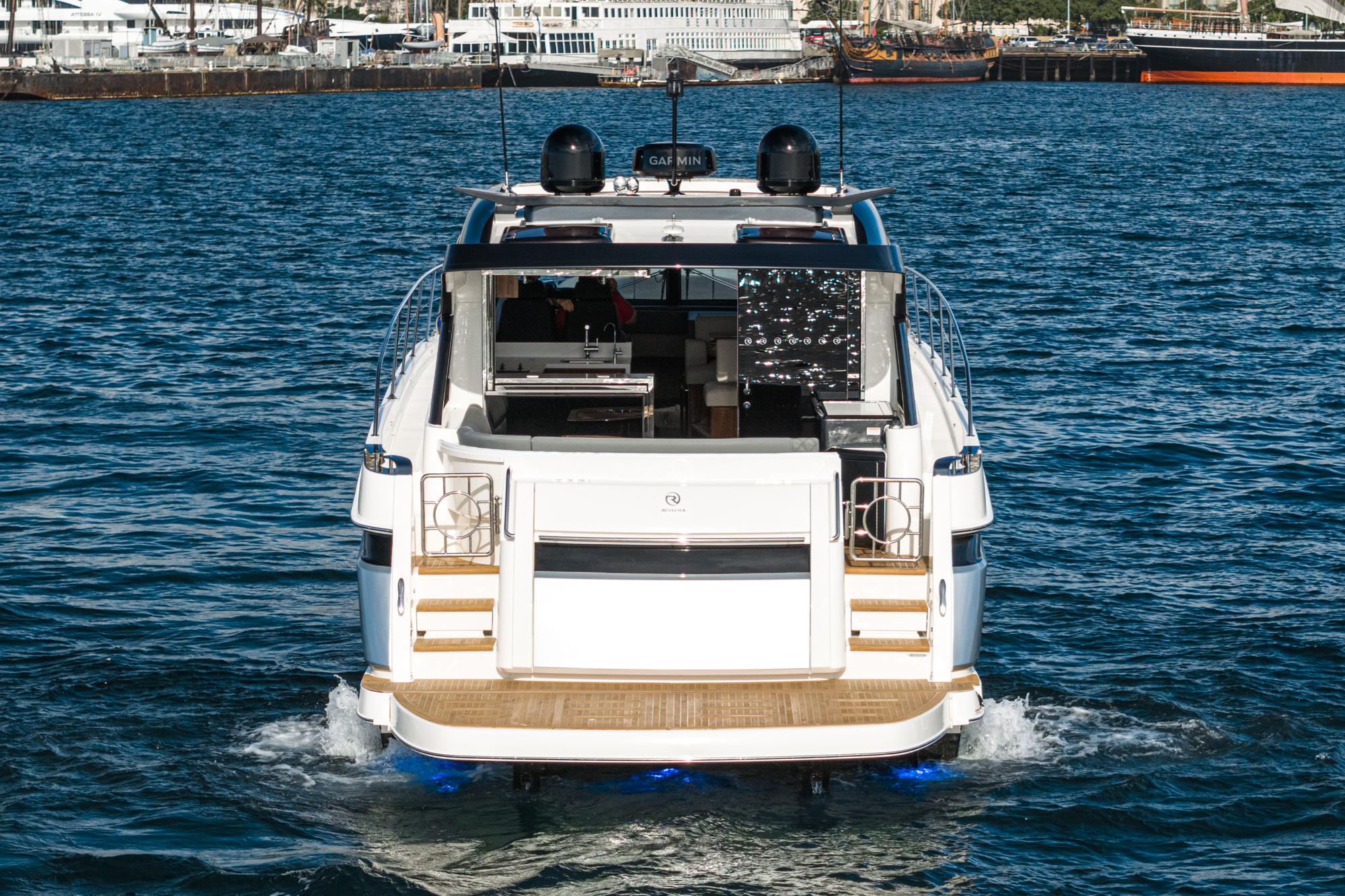 2024 Riviera 4600 Sport Yacht #R030 inventory image at Sun Country Marine Group, San Diego Harbor Island 2024 Riviera 4600 Sport Yacht #R030 inventory image at Sun Country Marine Group, San Diego Harbor Island