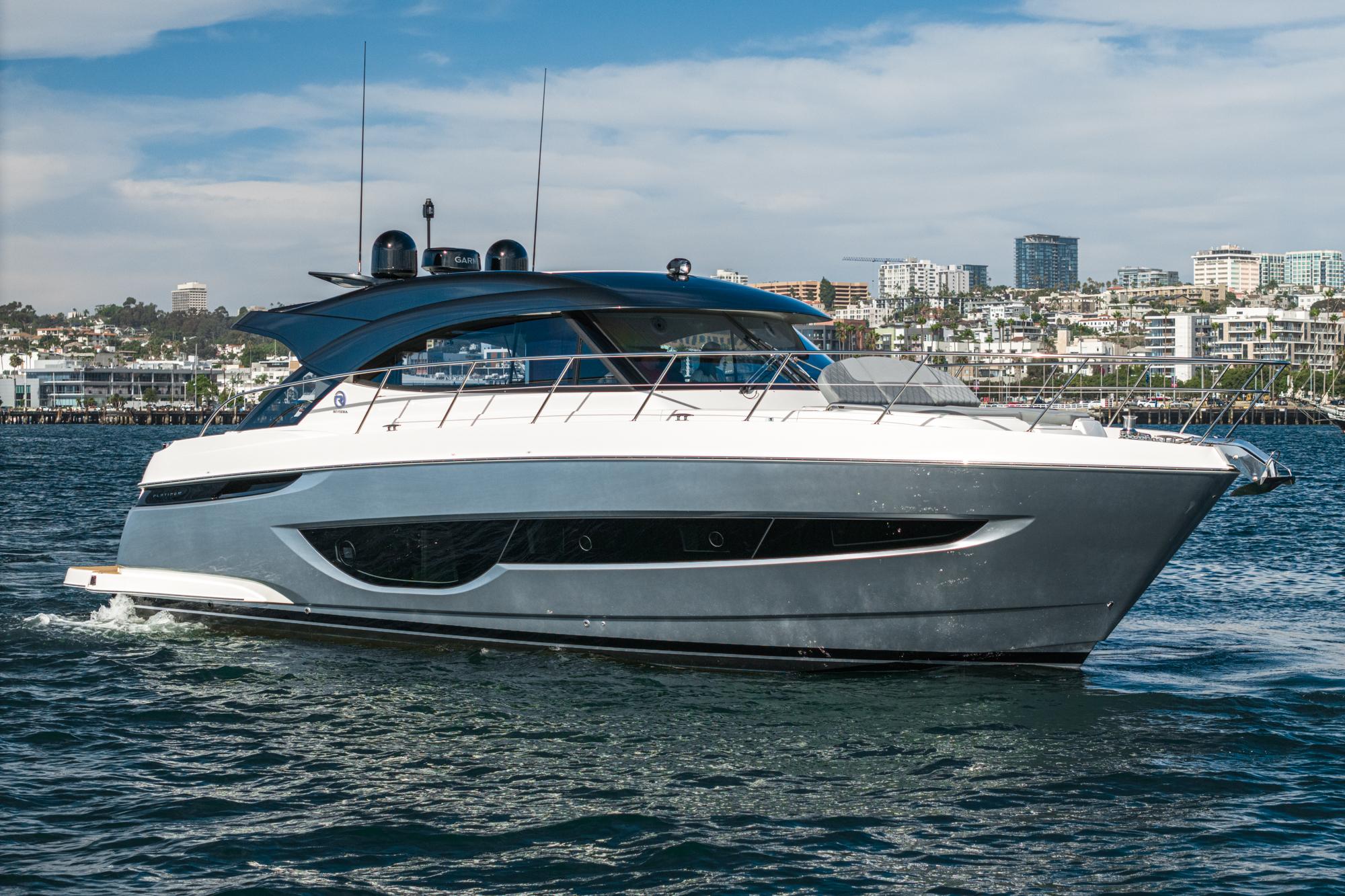 2024 Riviera 4600 Sport Yacht #R030 inventory image at Sun Country Marine Group, San Diego Harbor Island 2024 Riviera 4600 Sport Yacht #R030 inventory image at Sun Country Marine Group, San Diego Harbor Island